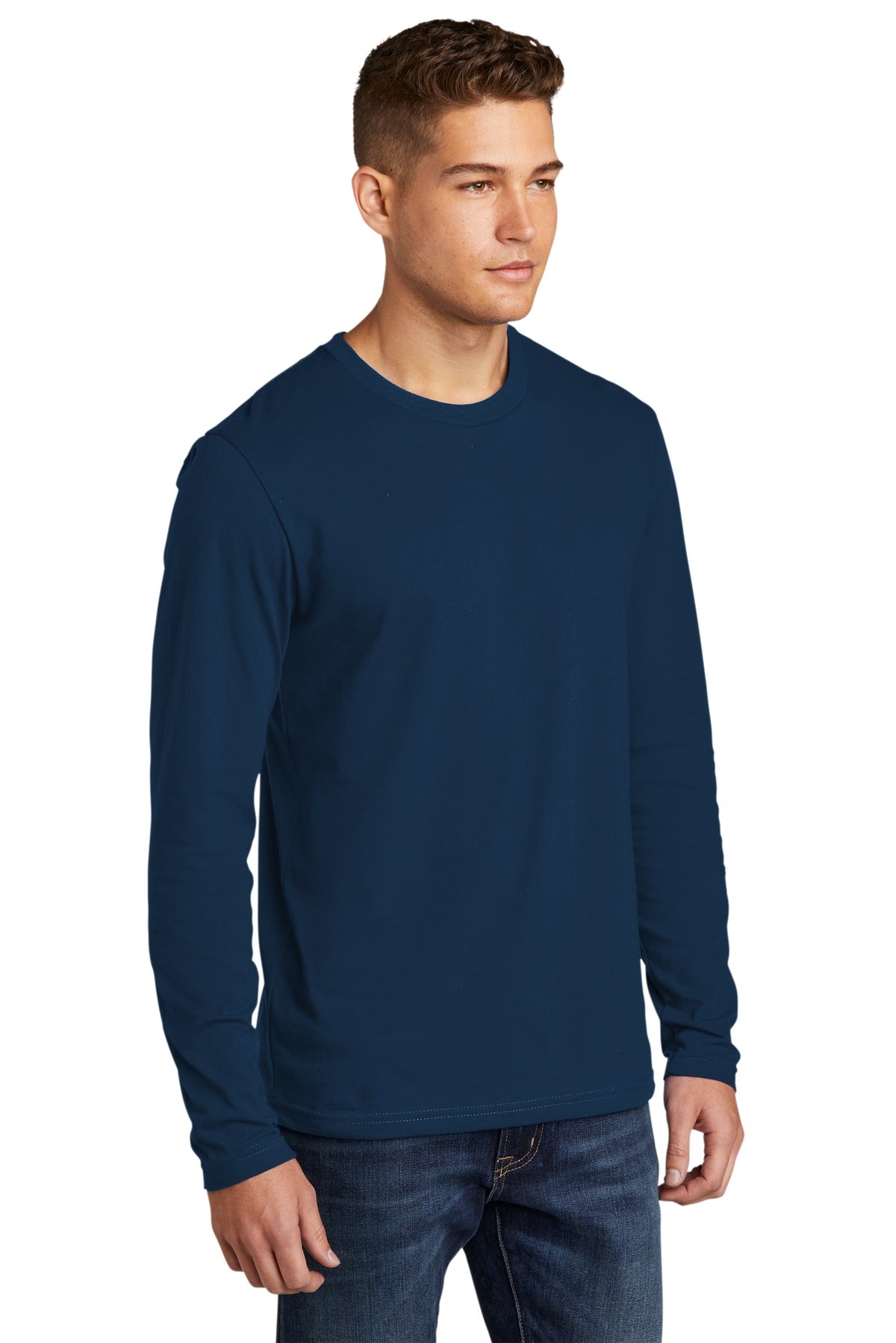 CooBlue Next Level Apparel Cotton Long Sleeve Tee. NL3601