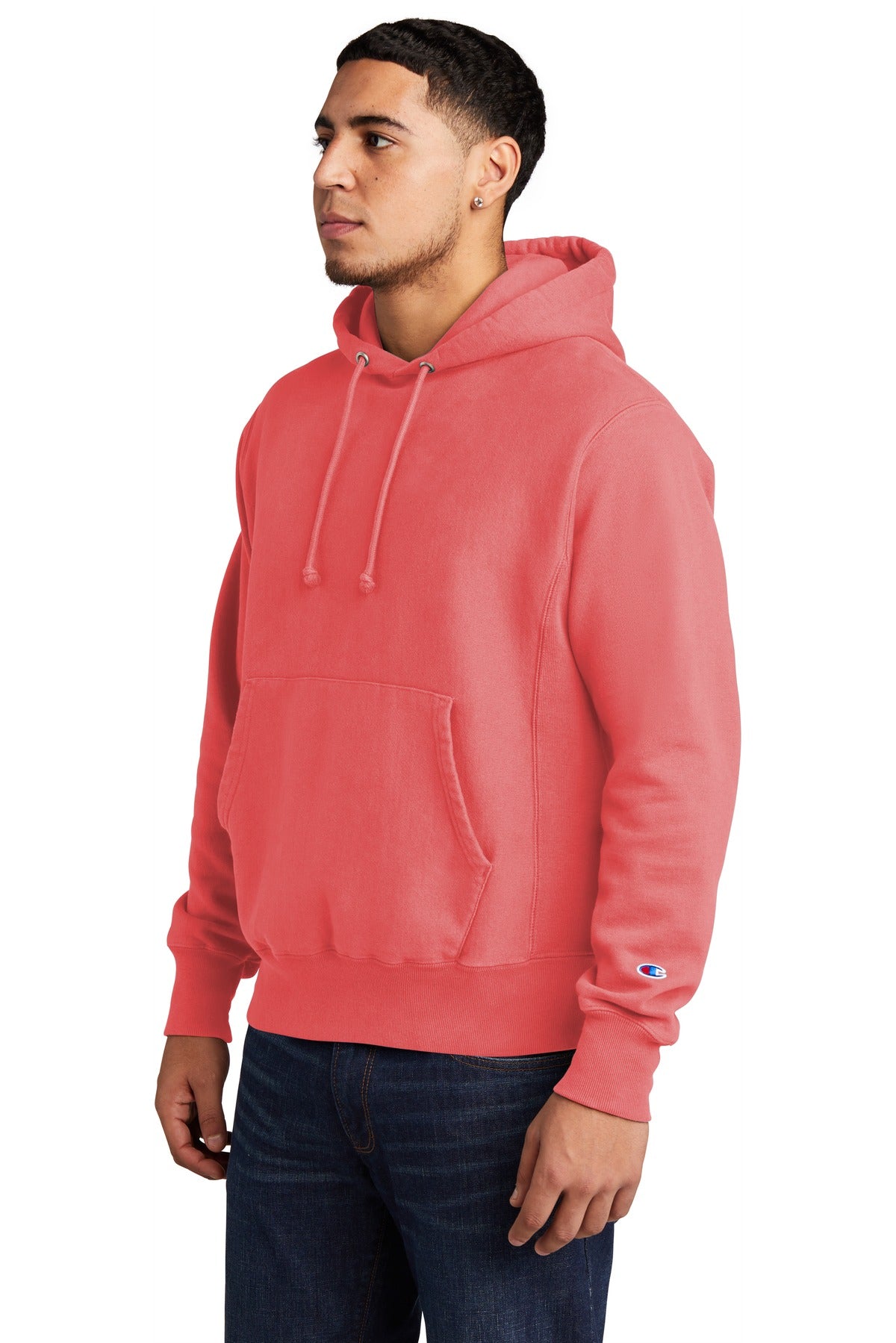 CoralCraze Champion Reverse Weave Garment-Dyed Hooded Sweatshirt. GDS101