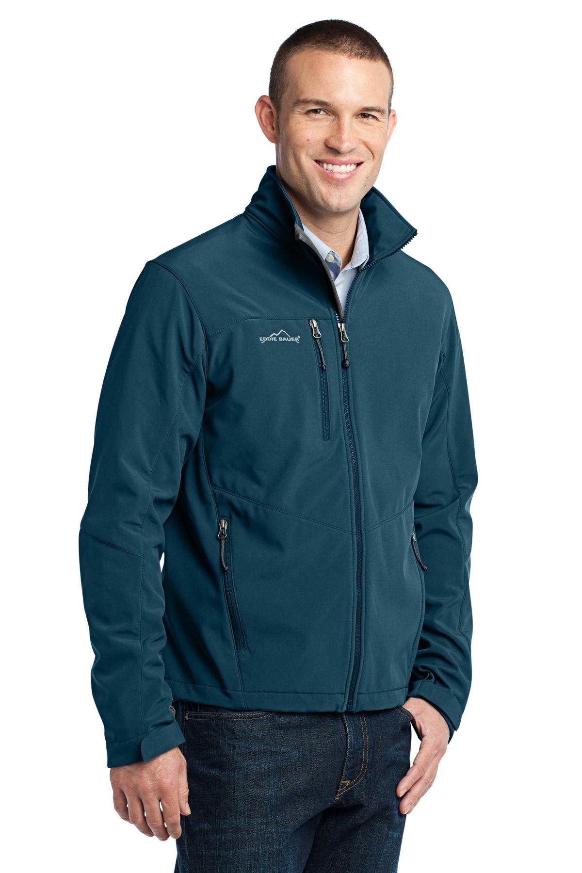 Dark Adriatic Eddie Bauer - Soft Shell Jacket. EB530