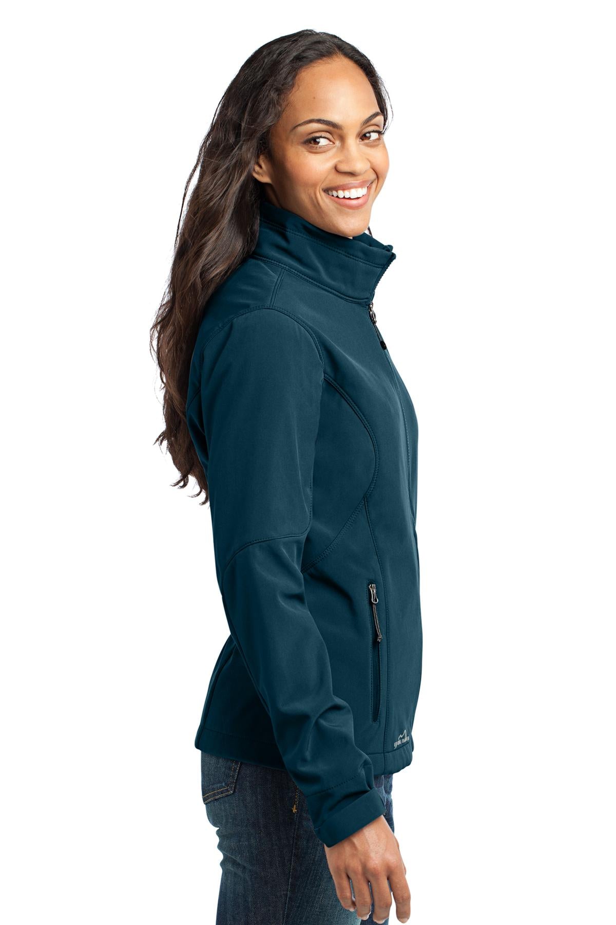 Dark Adriatic Eddie Bauer Women's Soft Shell Jacket. EB531