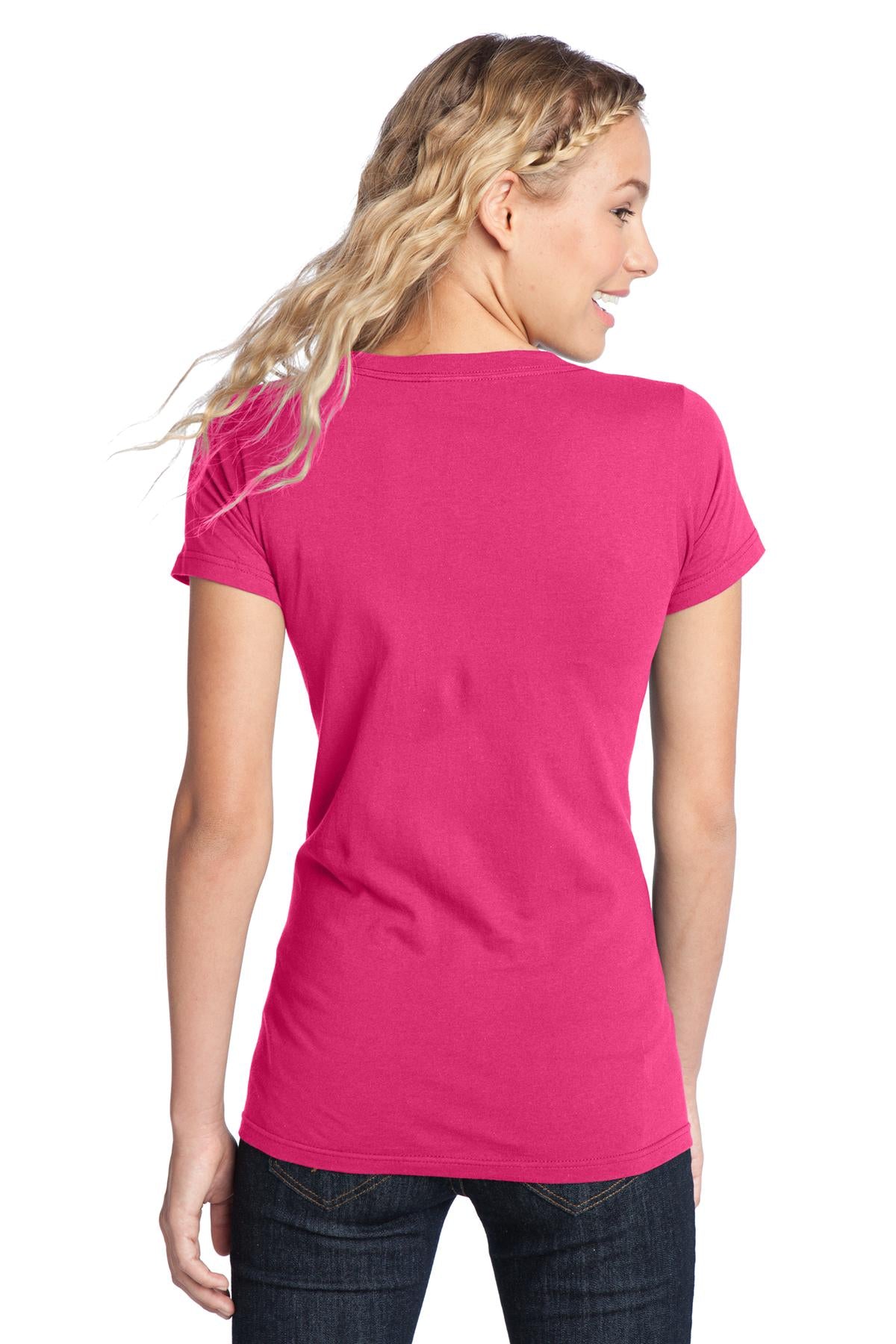 Dark Fuchsia District Women's Fitted The Concert Tee DT5001