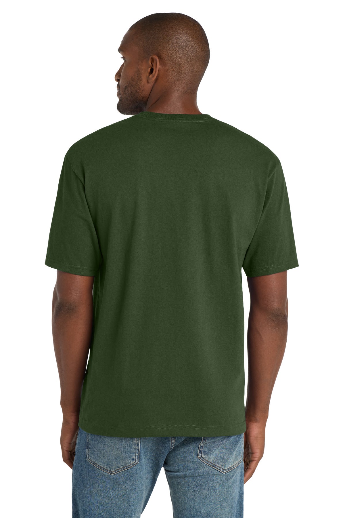 Dark Green CornerStone Workwear Pocket Tee CS430