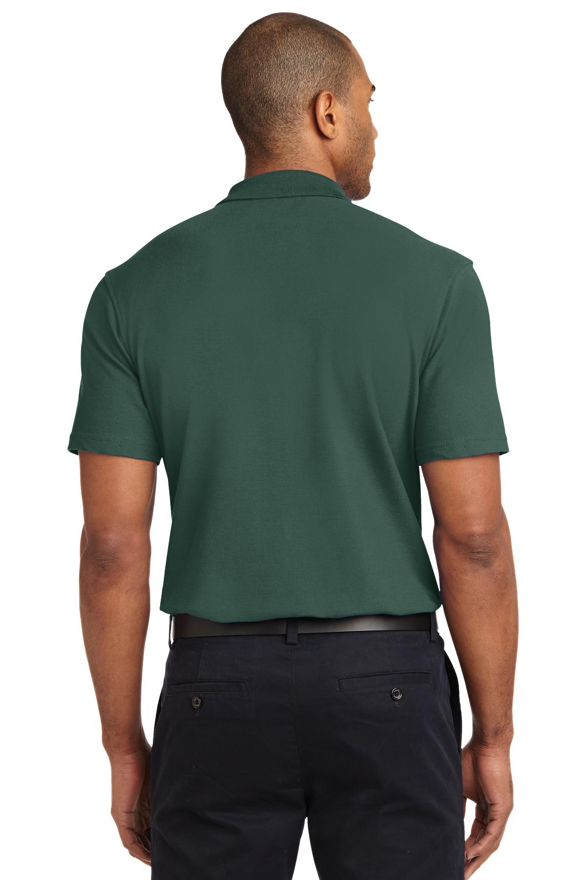 Dark Green Port Authority Stain-Release Polo. K510