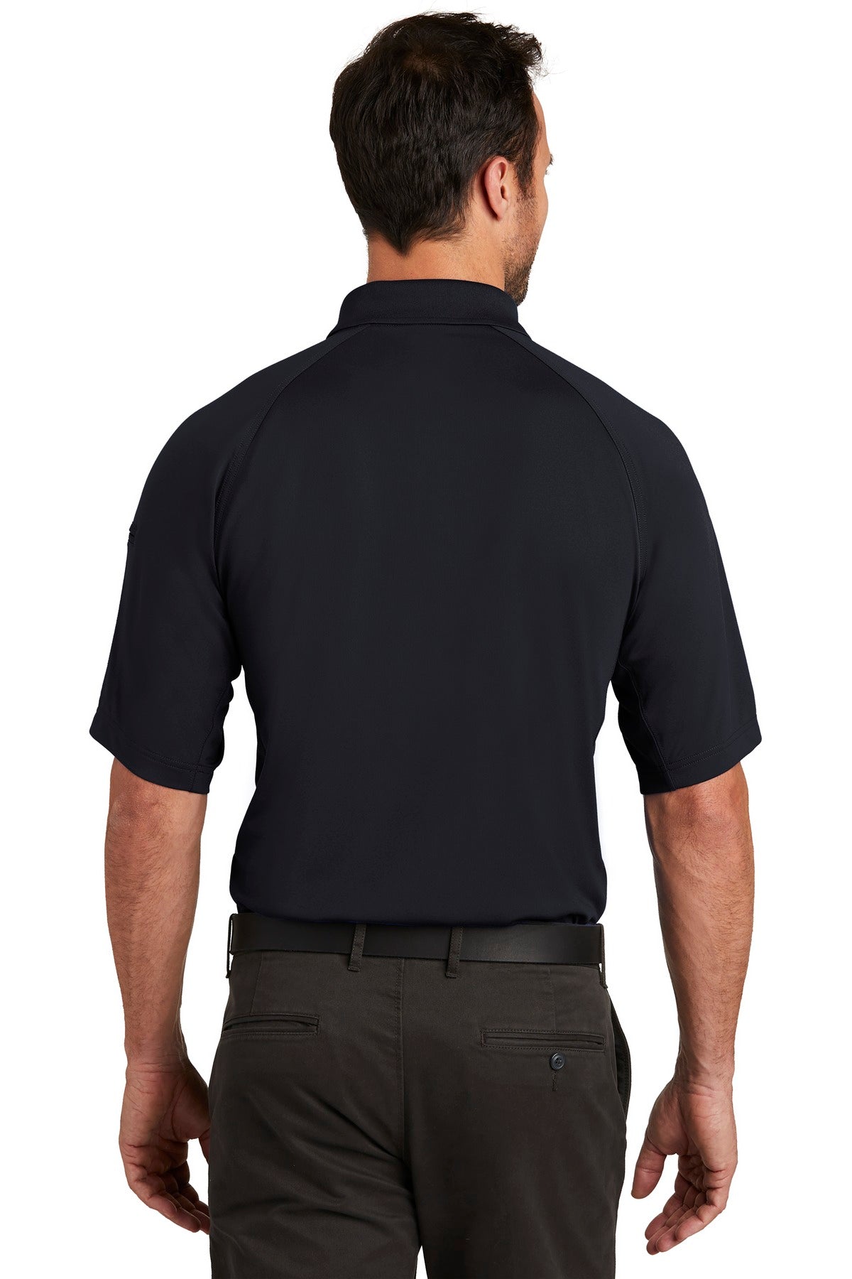 Dark Navy CornerStone Select Lightweight Snag-Proof Tactical Polo. CS420