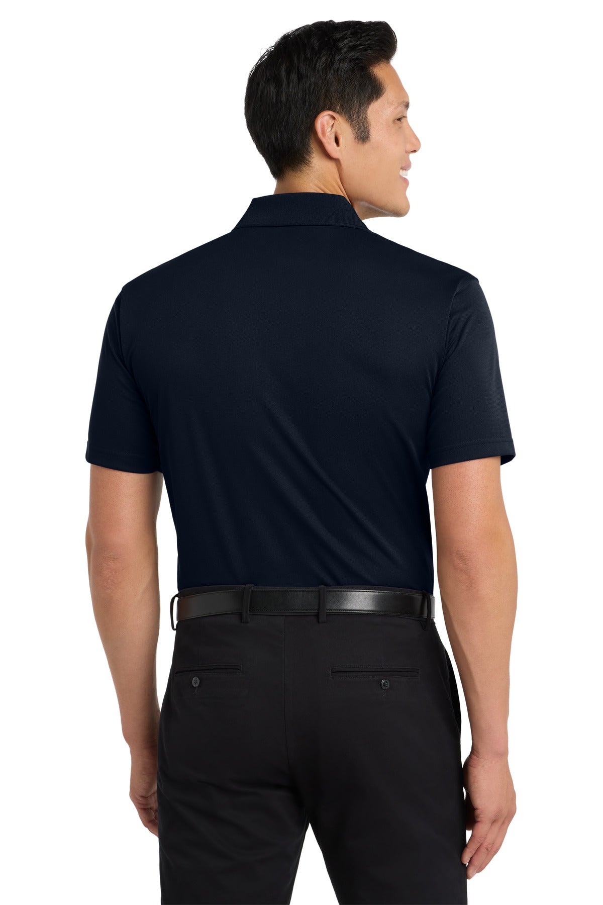 Dark Navy Port Authority Tall Tech Pique Polo. TLK527