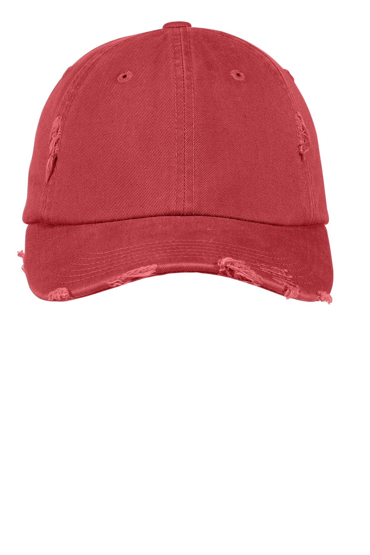 Dashing Red District Distressed Cap. DT600