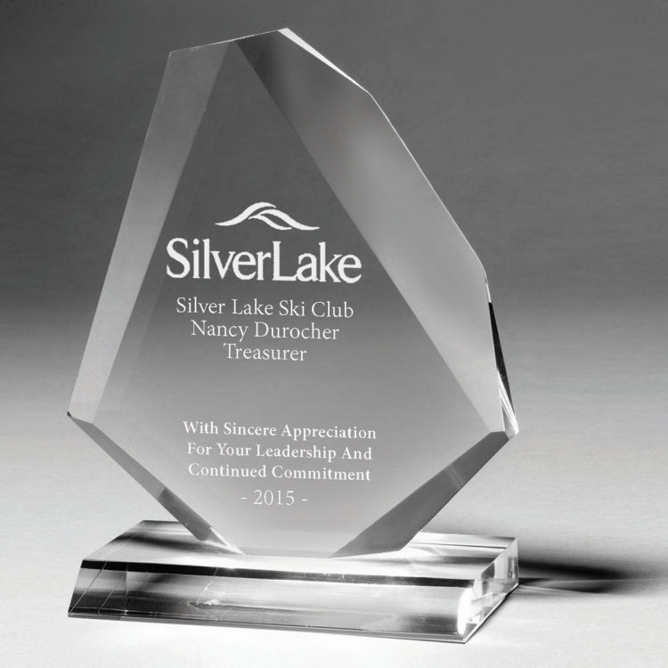 Beveled Diamond Award - Screen Print