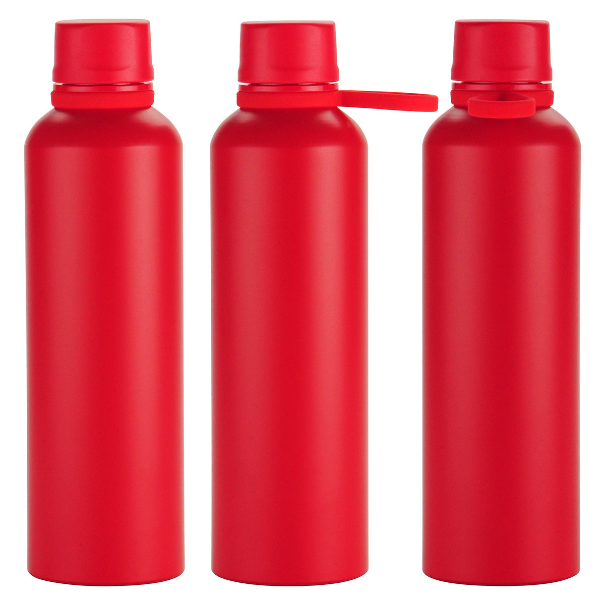 Avento 25 oz Recycled Aluminum Bottle with Silicone Loop