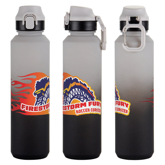 Chroma 27 oz Tritan® Bottle with Snap-Top Lid & Carabiner