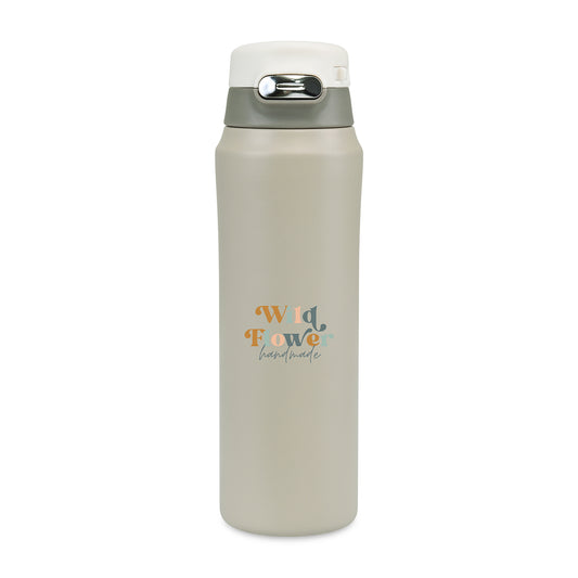 Taupe Aviana™ Rowan Recycled Sip Lid Bottle -  16 Oz.