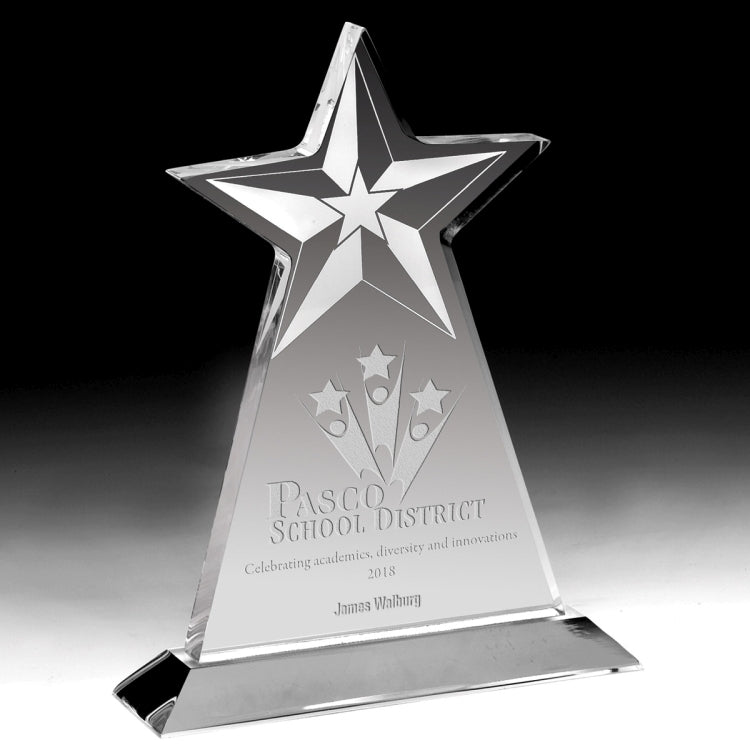 Vertical Star Award - Screen Printed
