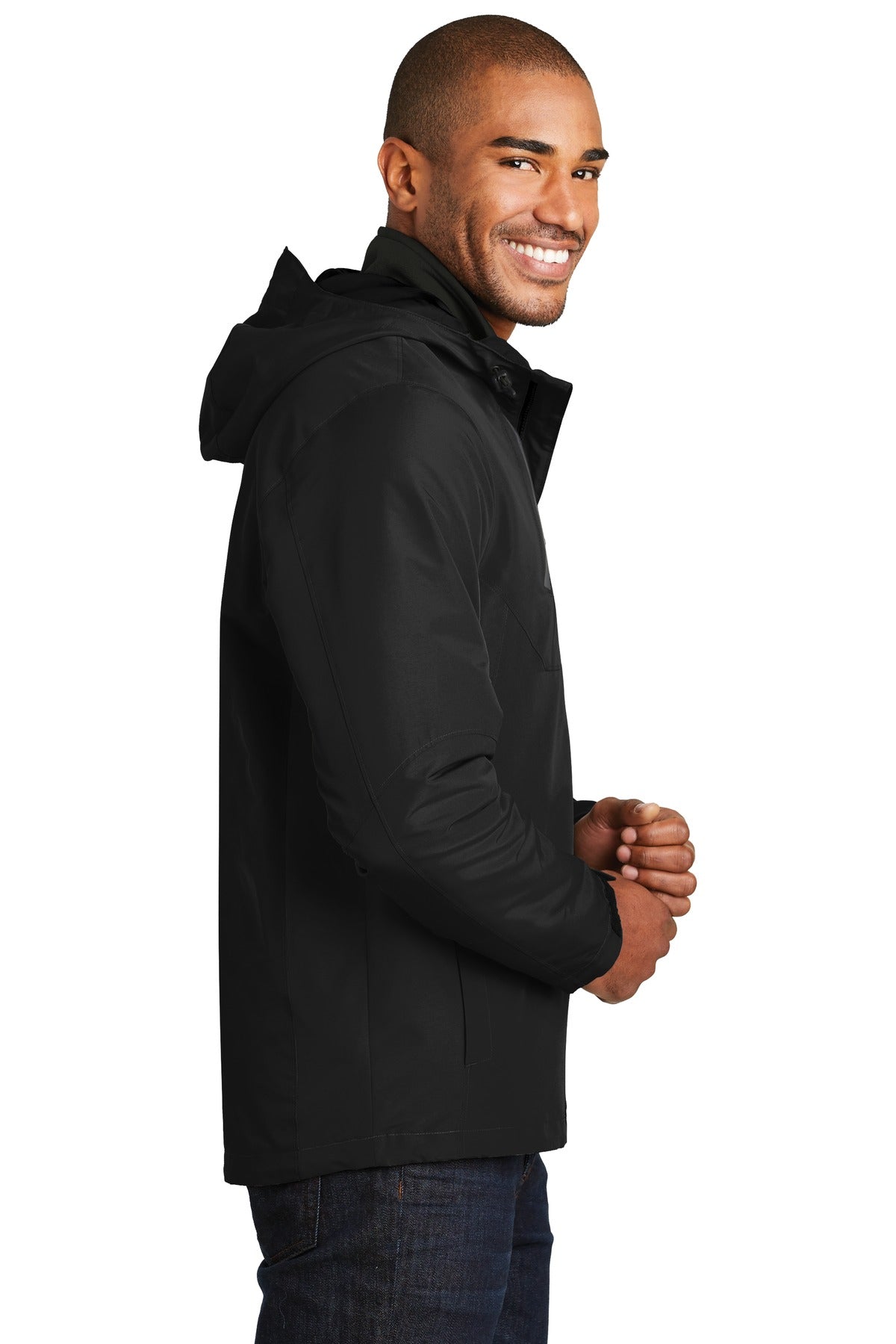Deep Black Port Authority Merge 3-in-1 Jacket. J338