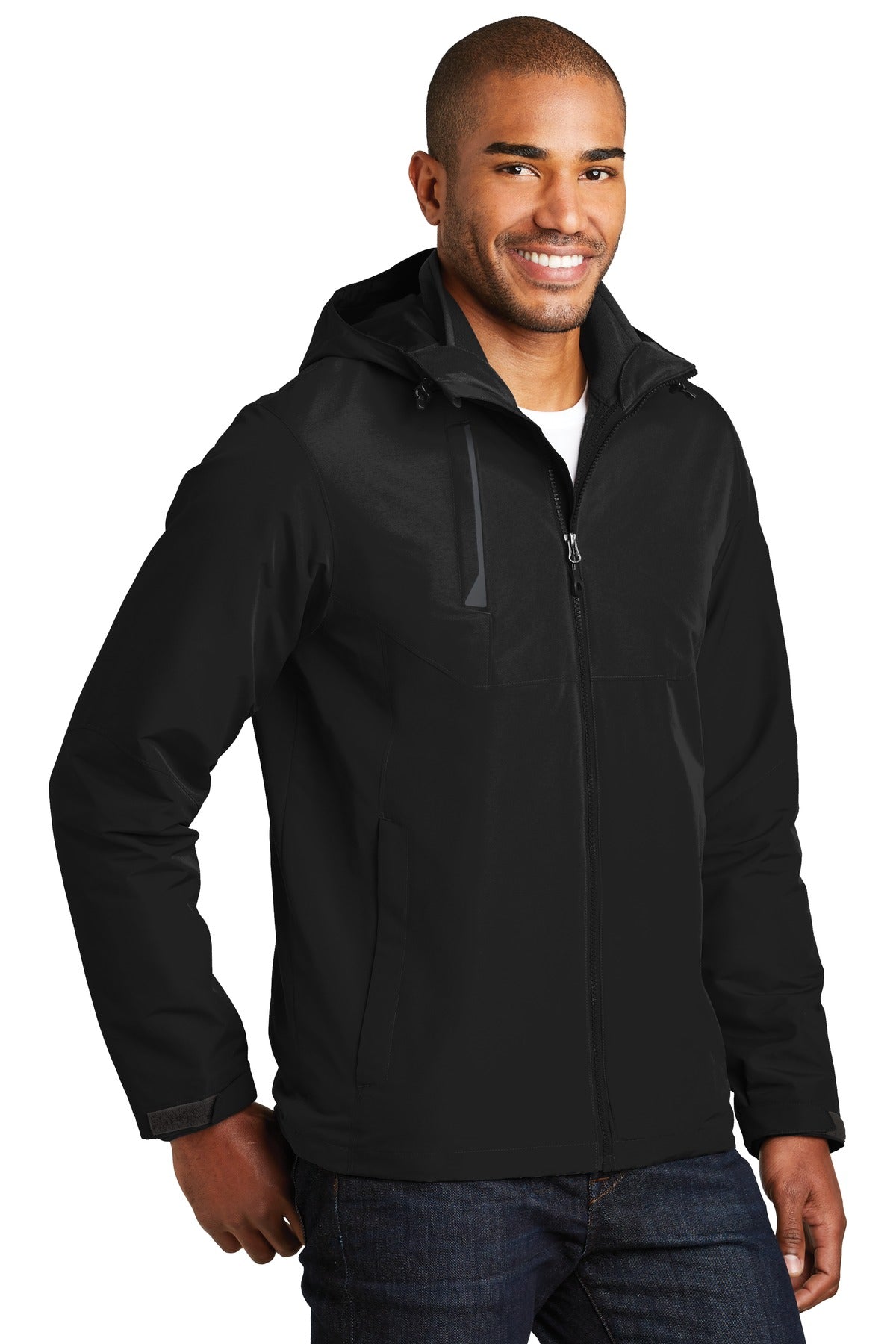 Deep Black Port Authority Merge 3-in-1 Jacket. J338