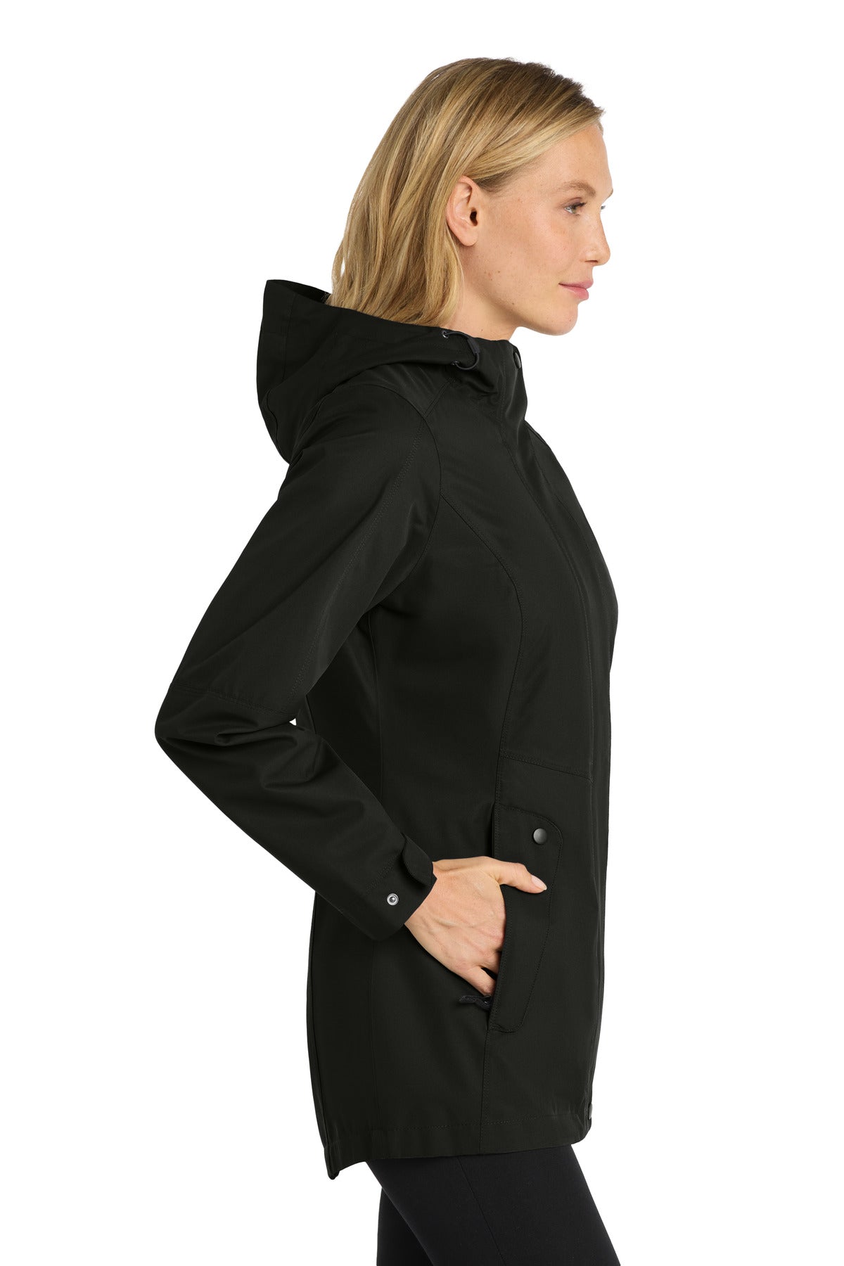 Deep Black Port Authority Women's Collective Outer Shell Jacket. L900