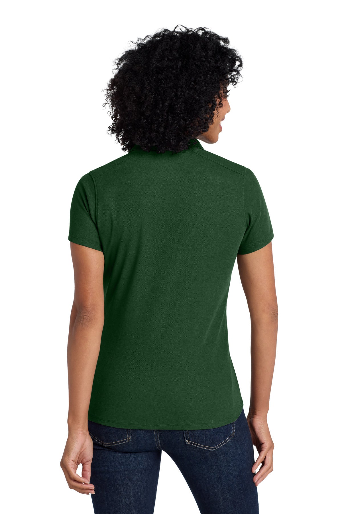 Deep Forest Gn Port Authority Women's EZPerformance Pique Polo. LK600
