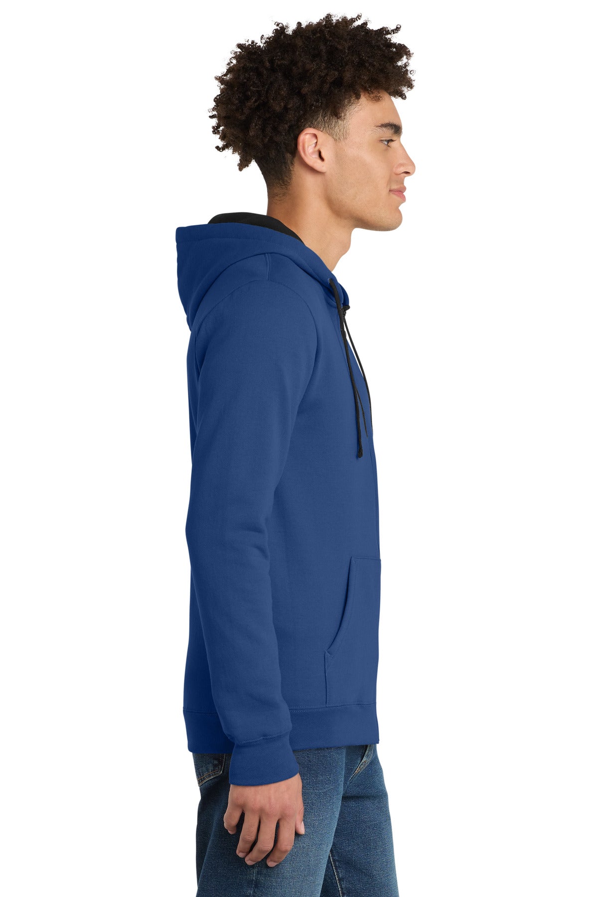 Deep Royal District The Concert Fleece Full-Zip Hoodie. DT800