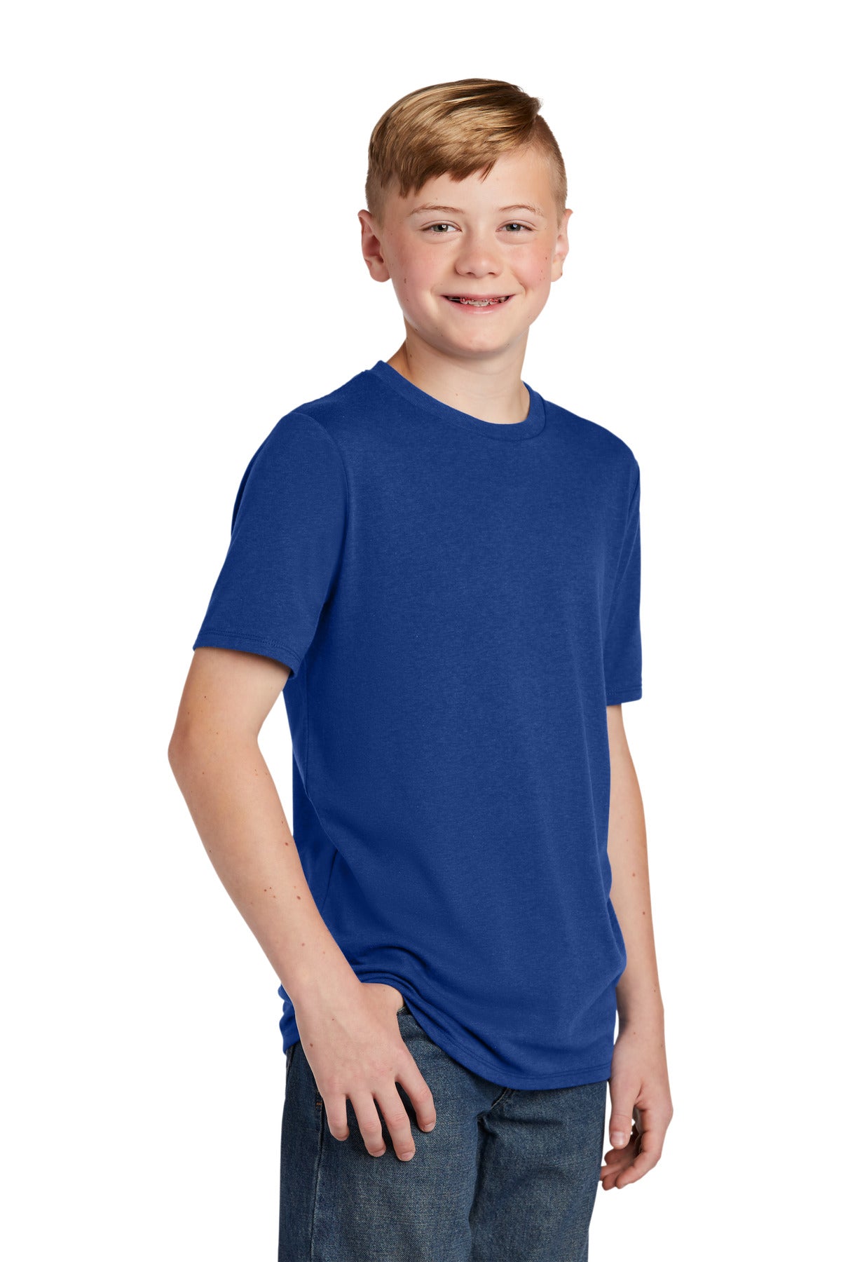 Deep Royal District Youth Perfect Tri Tee. DT130Y