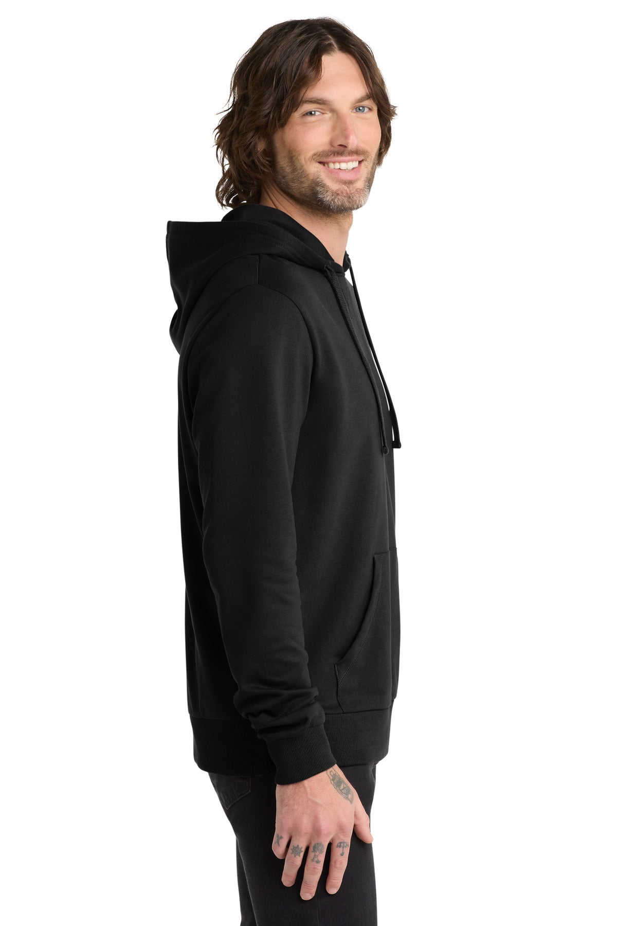 DeepBlack Allmade Unisex Organic French Terry Pullover Hoodie AL4000