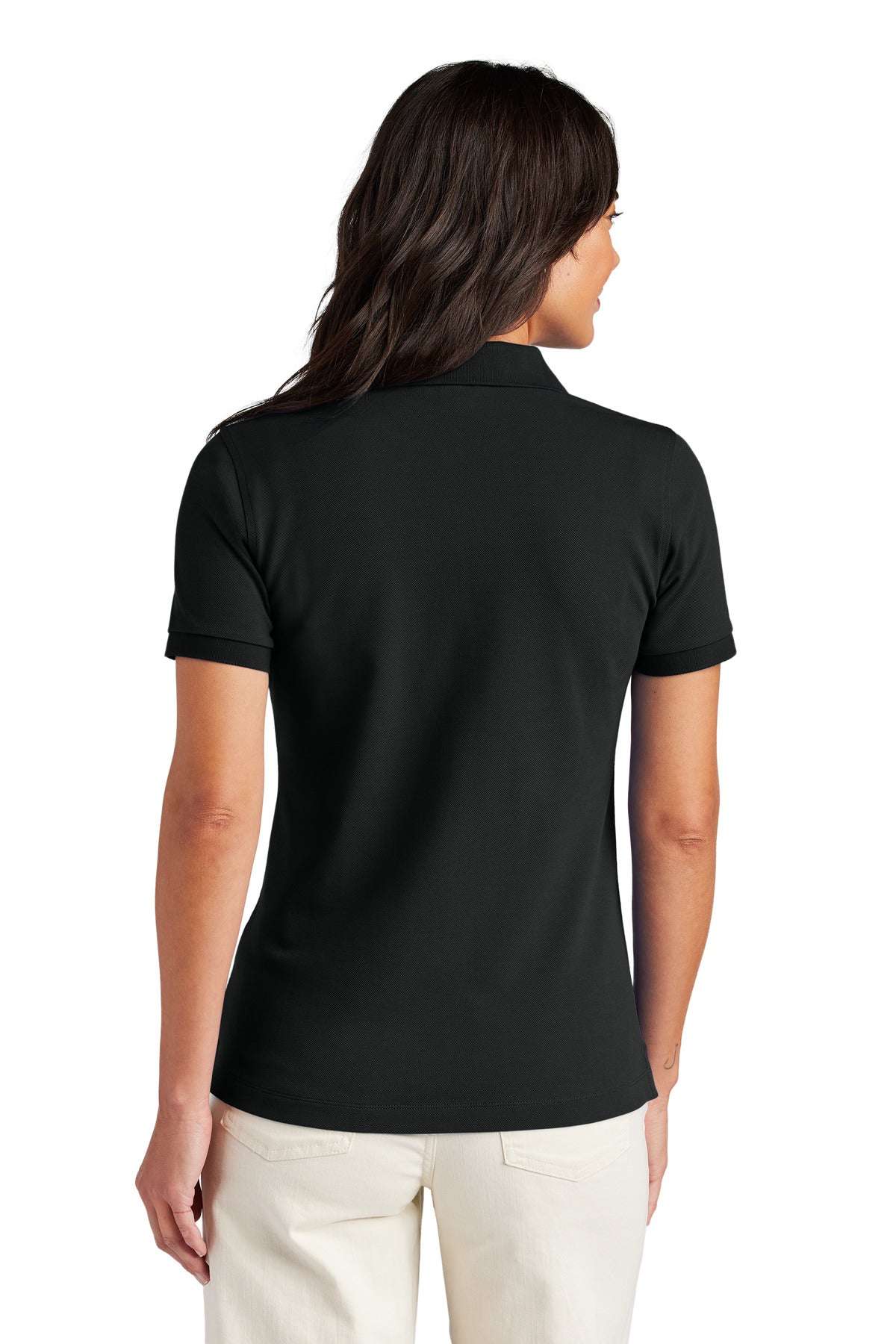 DeepBlack Brooks Brothers Women's Pima Cotton Pique Polo BB18201