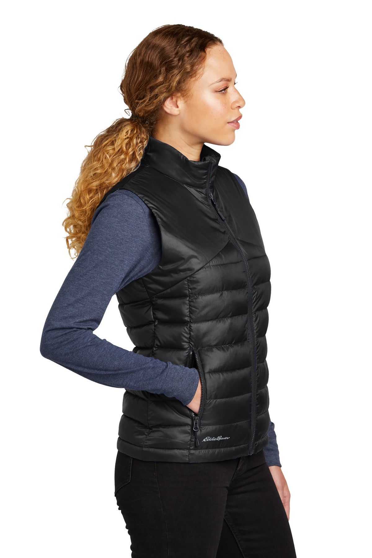 DeepBlack Eddie Bauer Women's Quilted Vest EB513