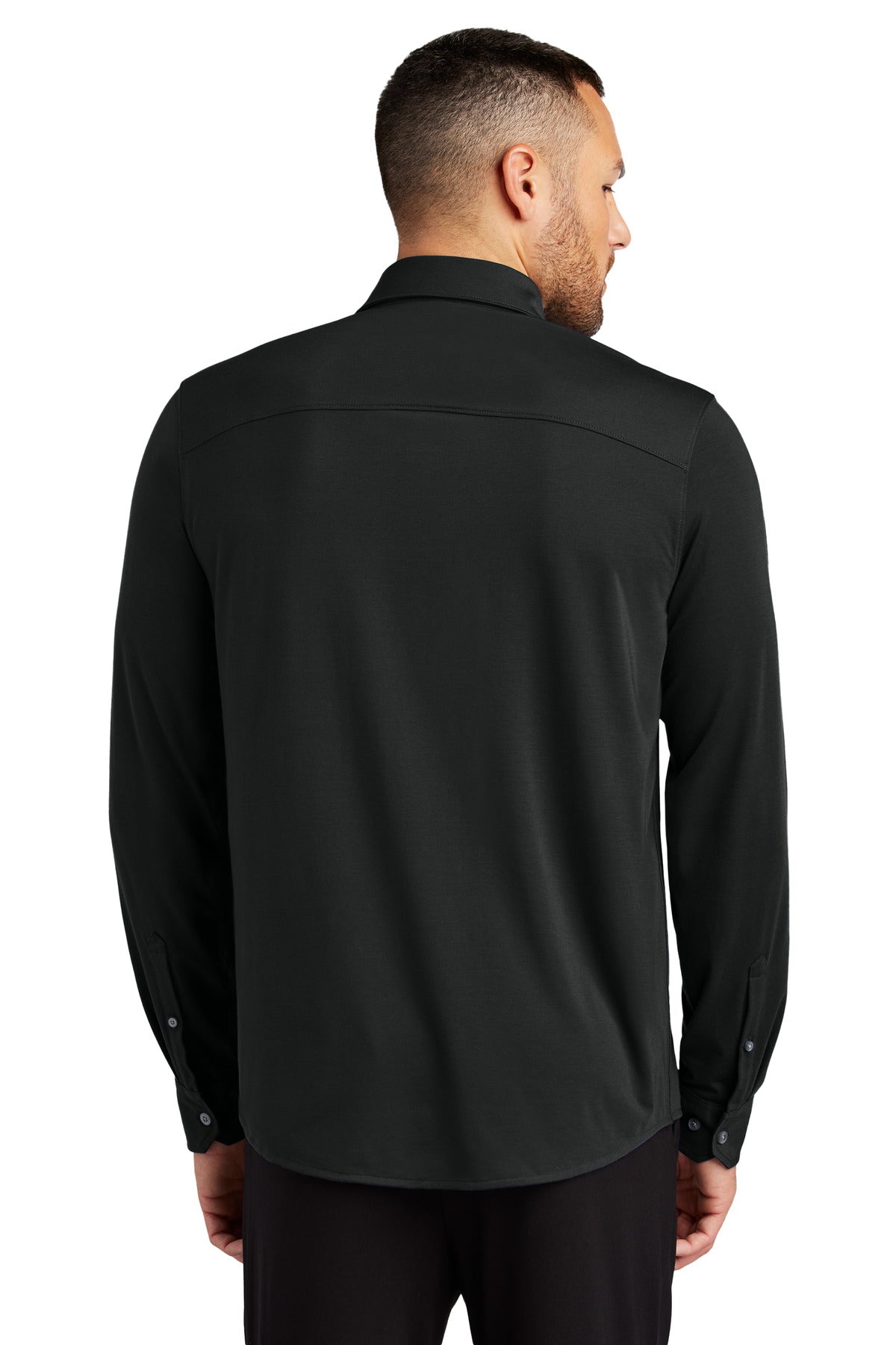 DeepBlack Mercer+Mettle Stretch Jersey Long Sleeve Shirt MM1018