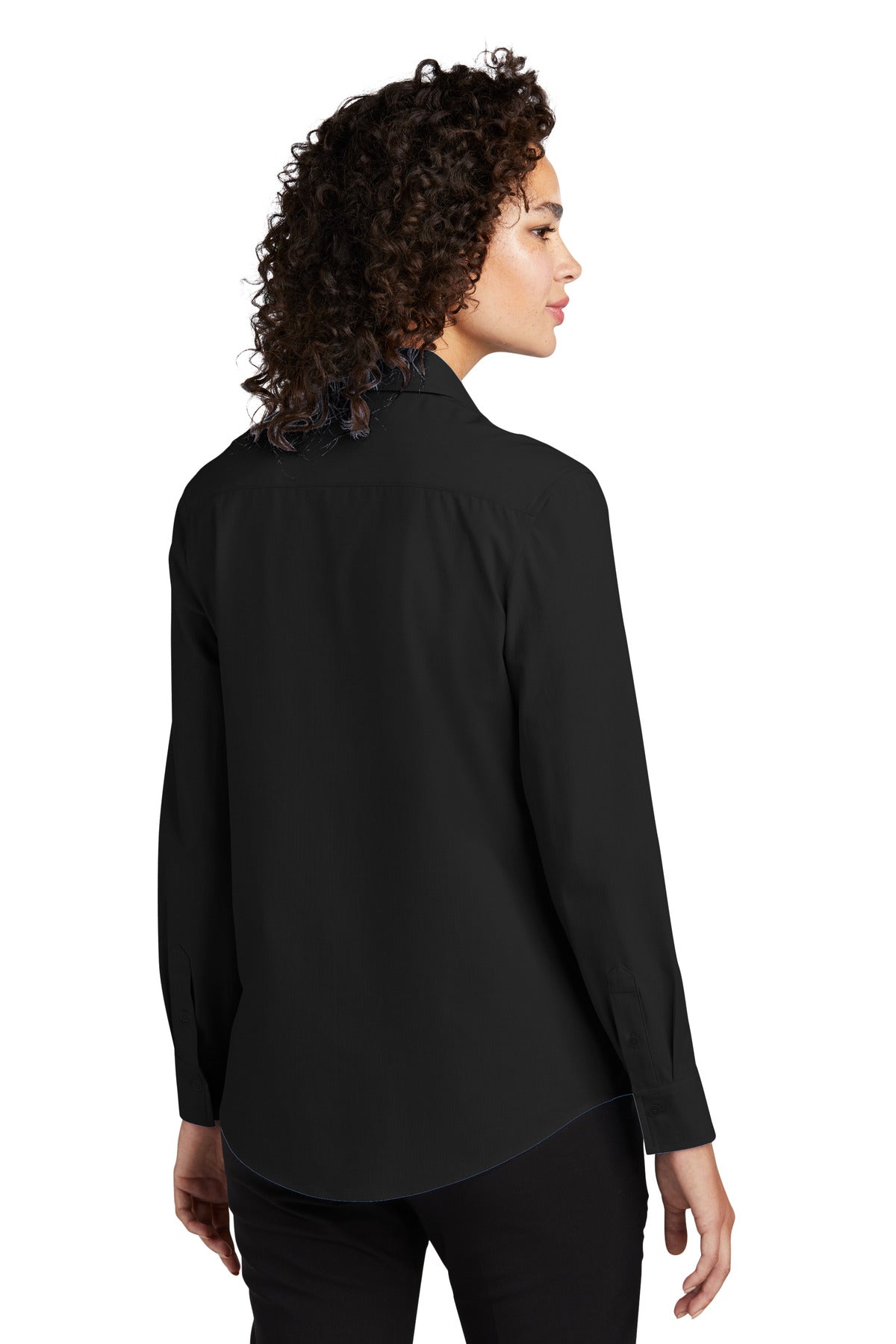 DeepBlack Mercer+Mettle Women's Long Sleeve Stretch Woven Shirt MM2001