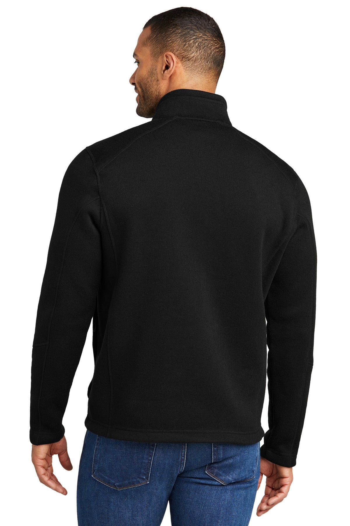 DeepBlack Port Authority Arc Sweater Fleece 1/4-Zip F426