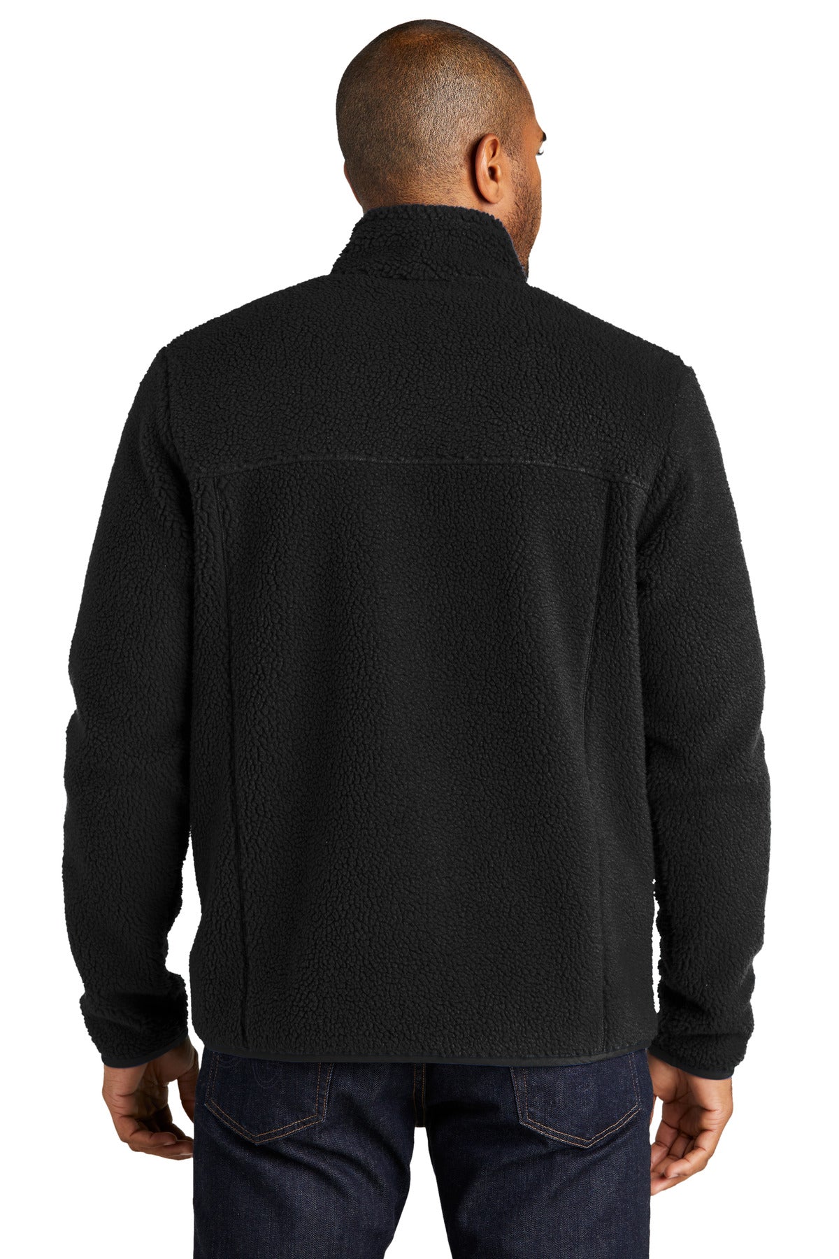 DeepBlack Port Authority Camp Fleece Snap Pullover F140