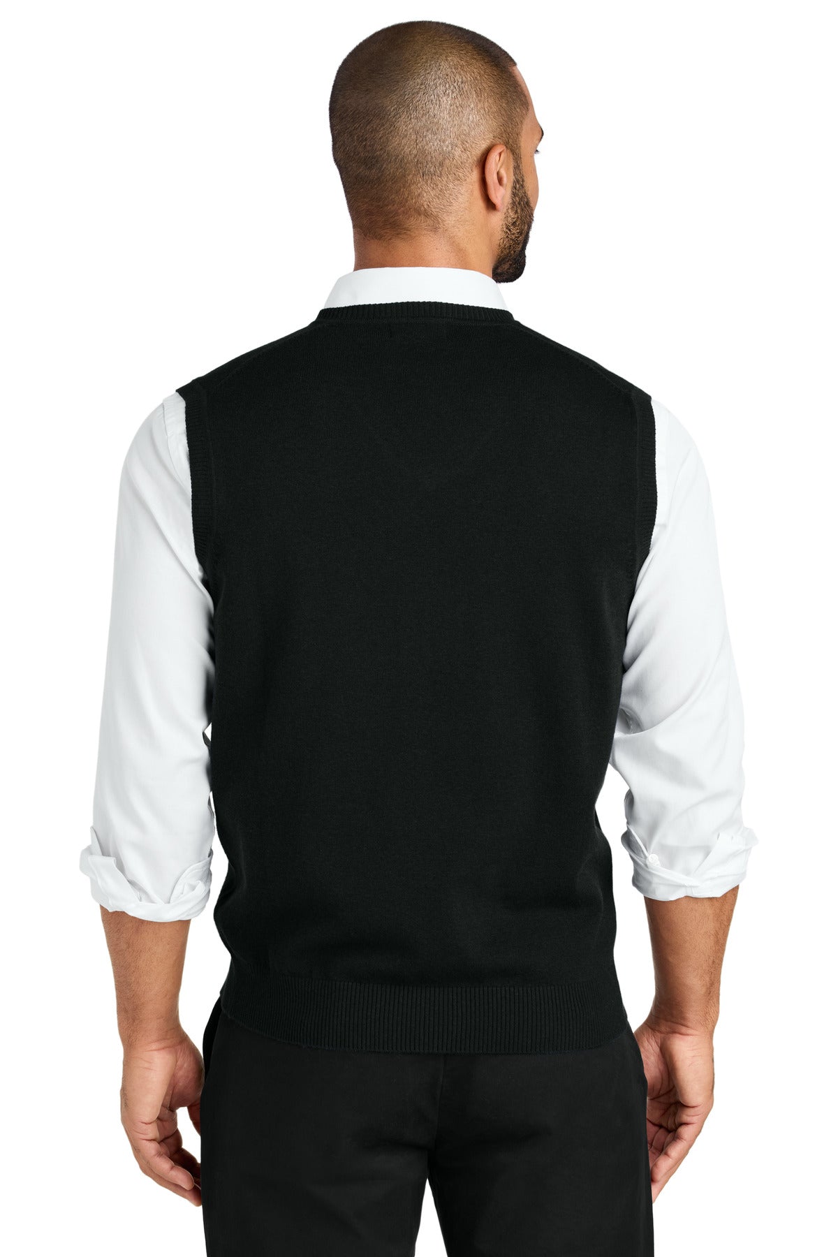 DeepBlack Port Authority Easy Care Sweater Vest SW2860
