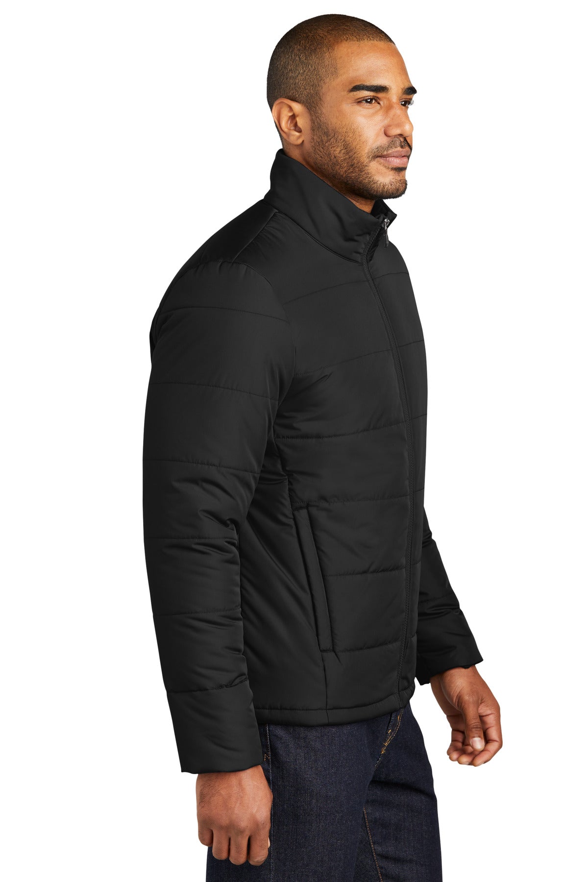 DeepBlack Port Authority Puffer Jacket J852