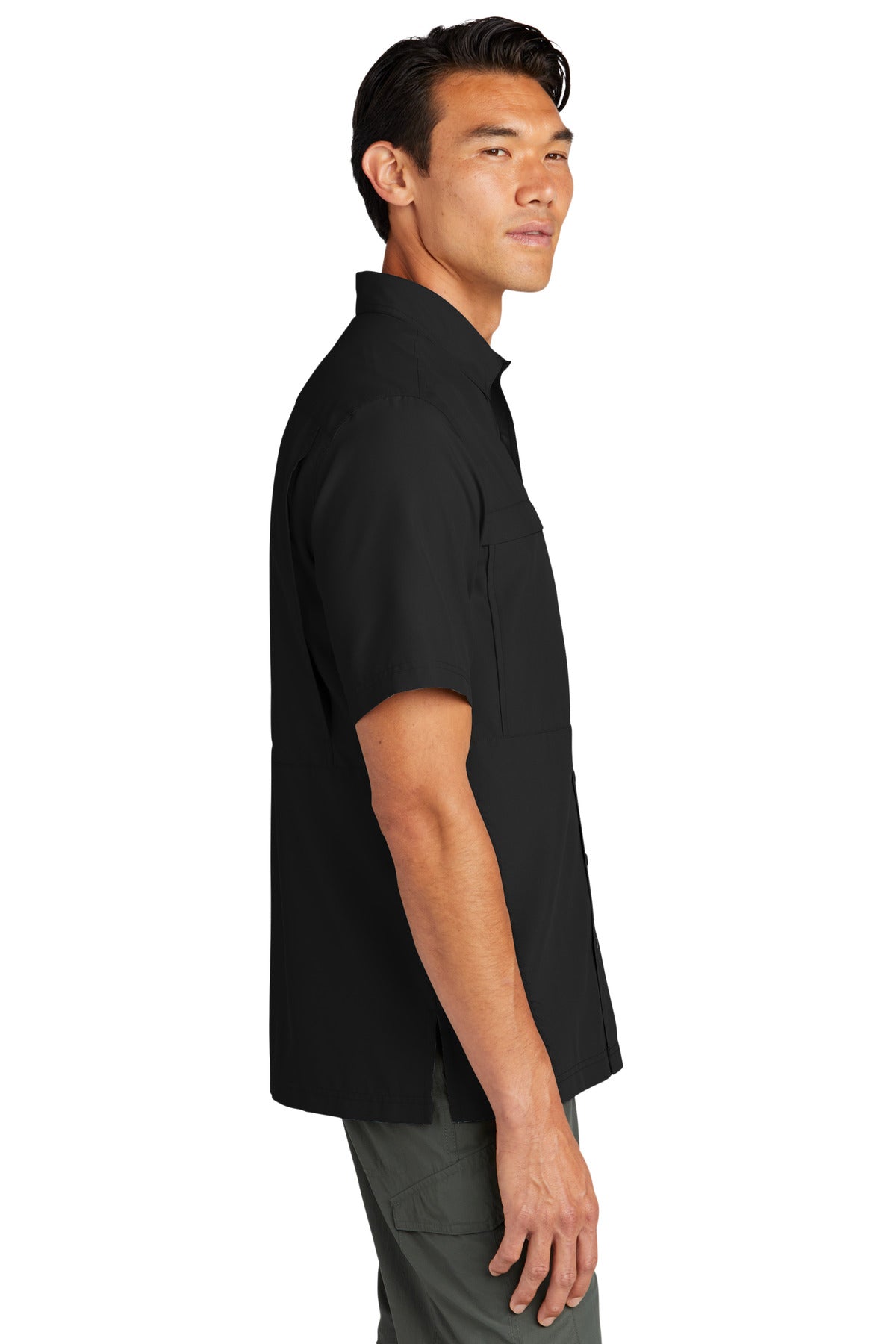 DeepBlack Port Authority Short Sleeve UV Daybreak Shirt W961