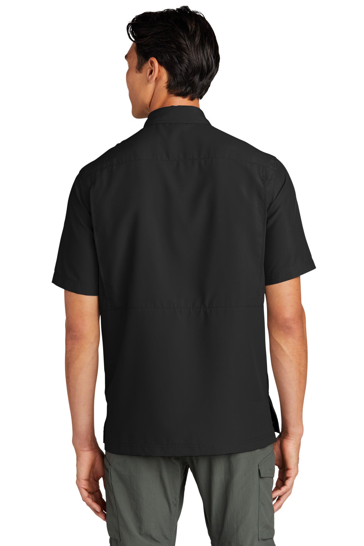 DeepBlack Port Authority Short Sleeve UV Daybreak Shirt W961