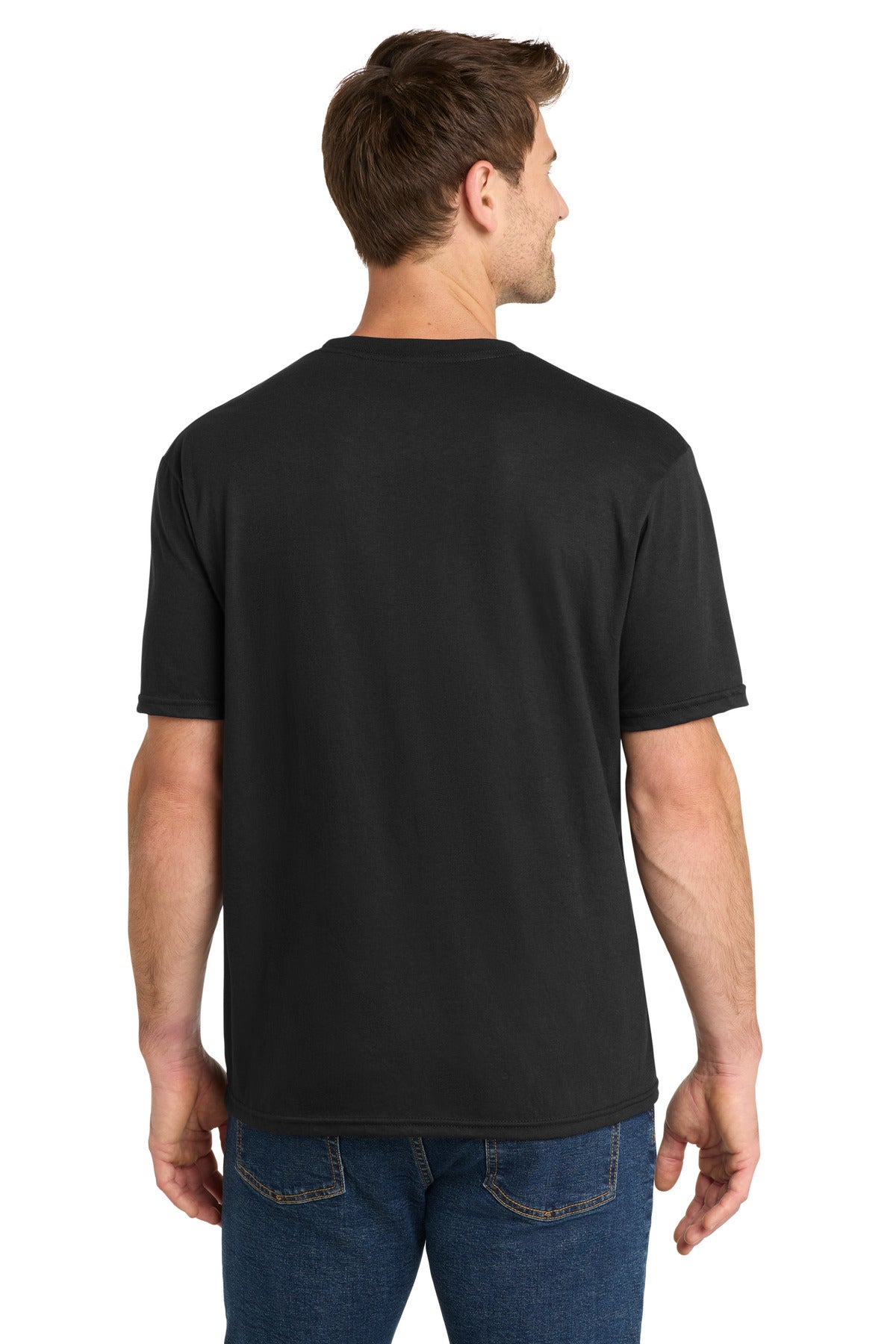 DeepBlkSld Volunteer Knitwear Tri Tee VL40