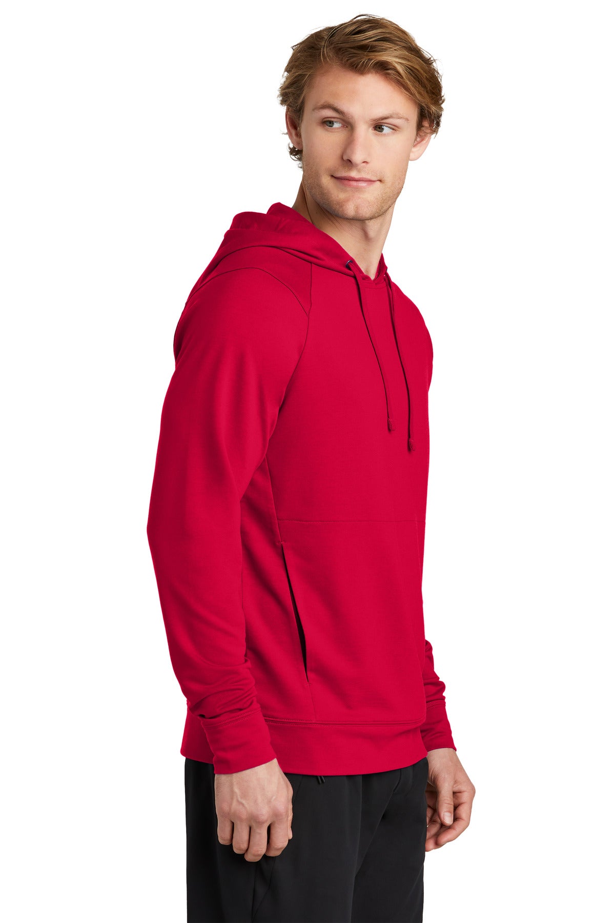 DeepRed Sport-Tek Sport-Wick Flex Fleece Pullover Hoodie ST562