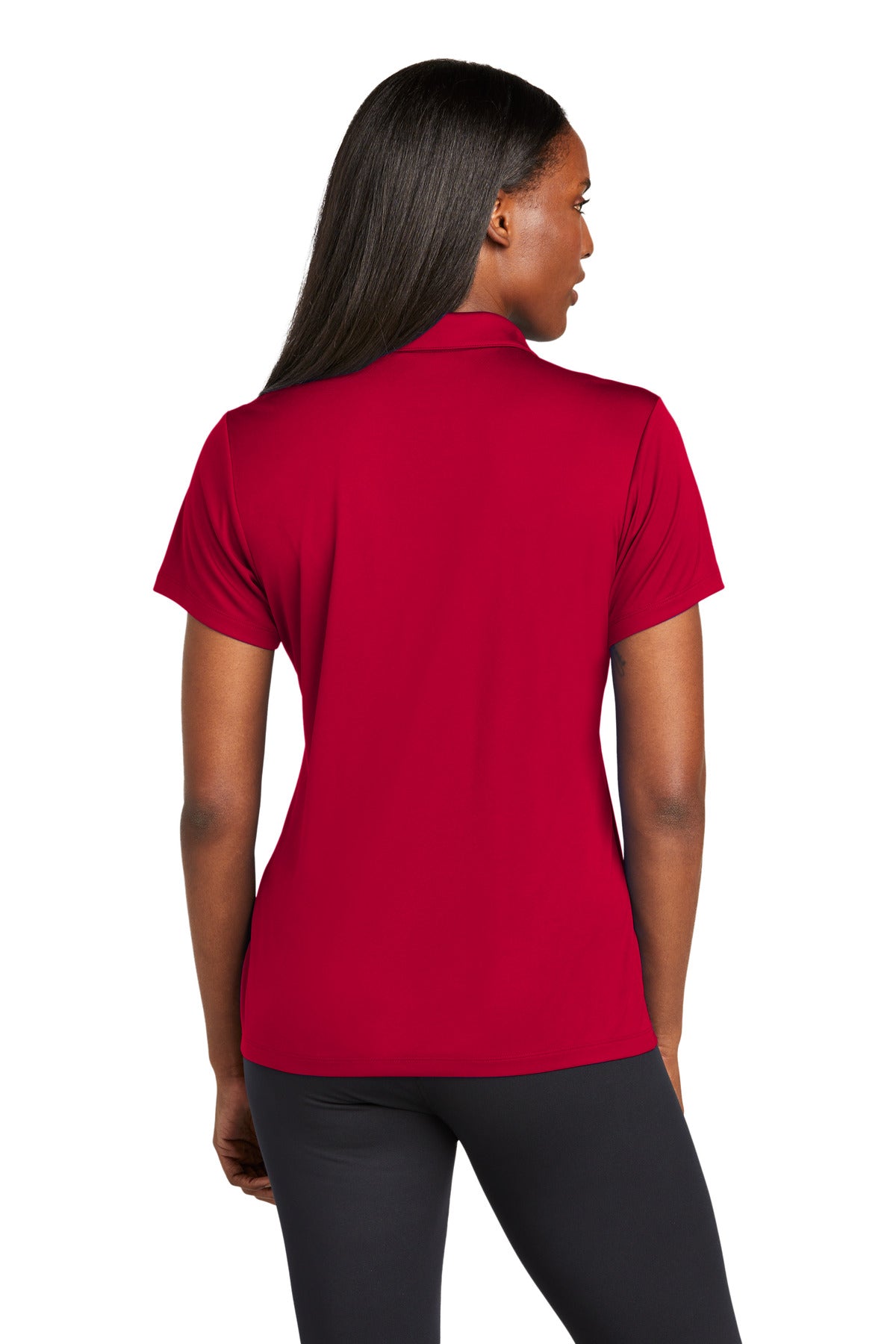 DeepRed Sport-Tek Women's PosiCharge Re-Compete Polo LST725