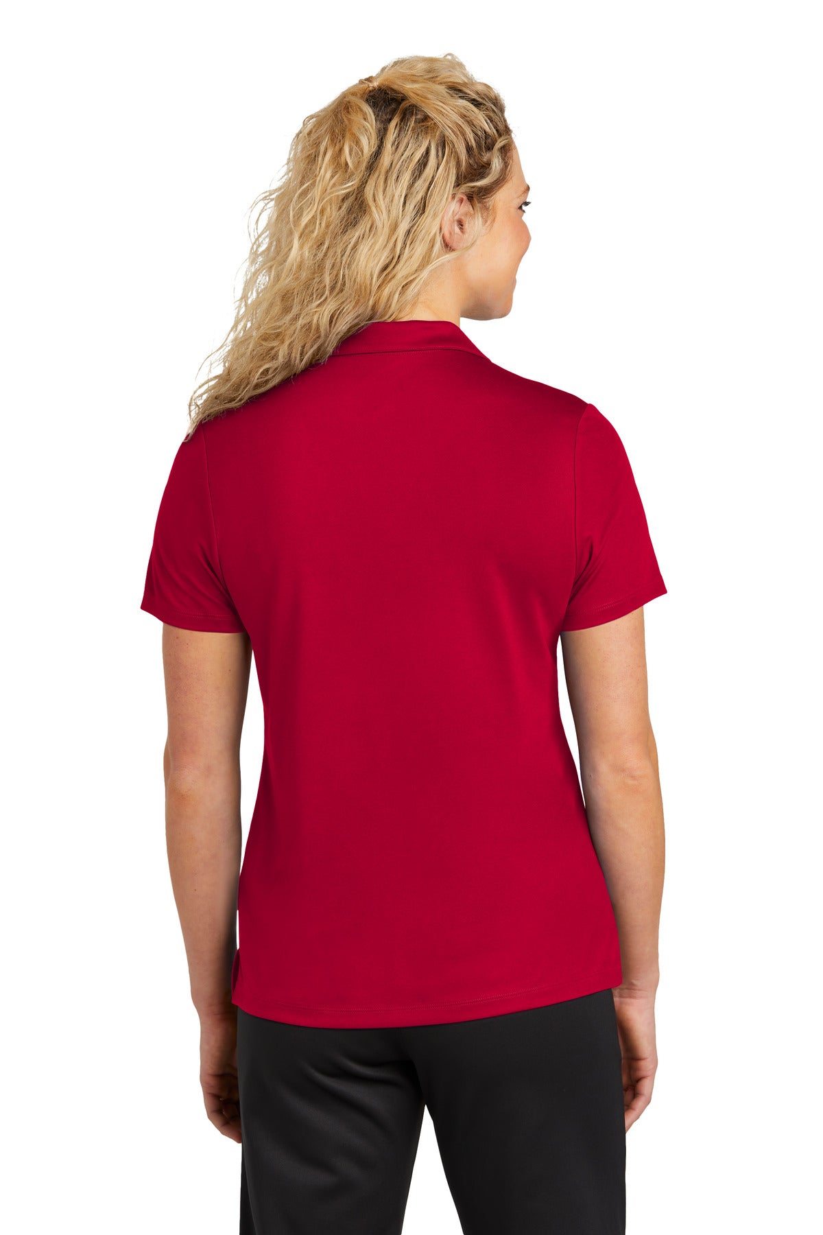 DeepRed Sport-Tek Women's UV Micropique Polo LST740