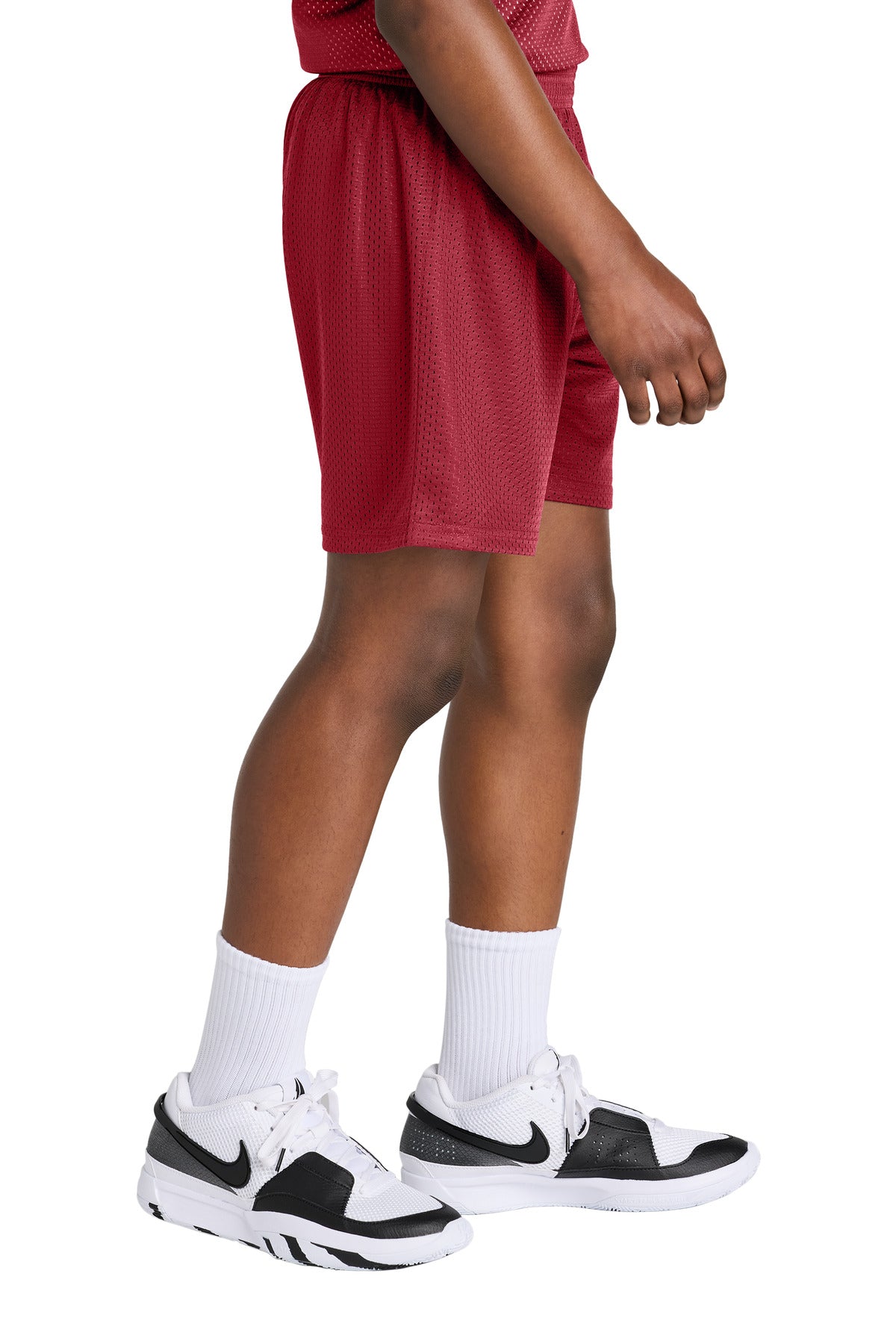 DeepRed Sport-Tek Youth PosiCharge Mesh 5" Short YST5100