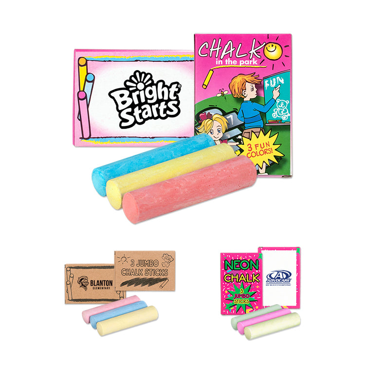 Natural 3 Pack Jumbo Sidewalk Chalk