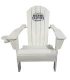 Black Resin Folding Adirondack Chair