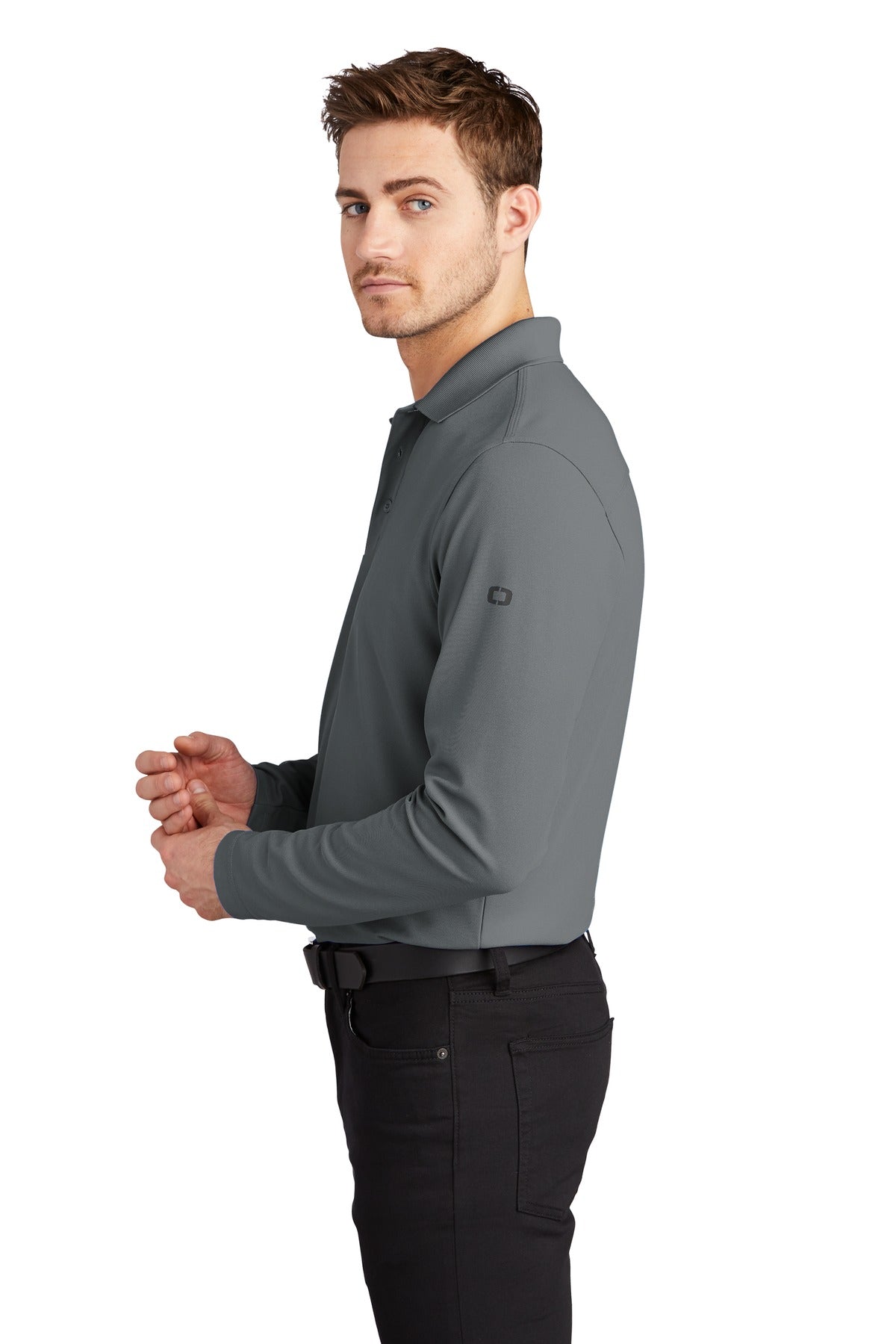 Diesel Grey OGIO Caliber2.0 Long Sleeve OG105