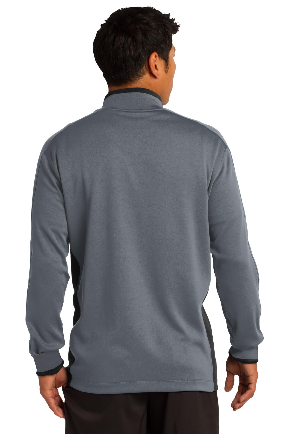 Dk Gry/Blk/Fus Nike Dri-FIT 1/2-Zip Cover-Up. 578673