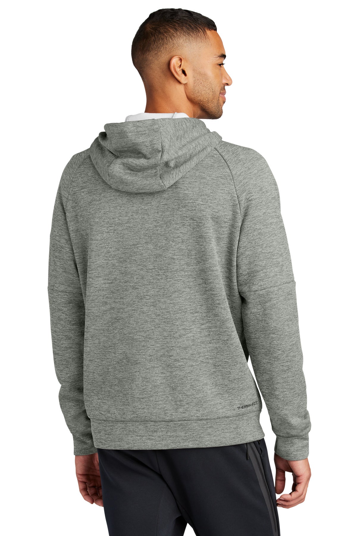 DkGyHthr Nike Therma-FIT Pocket Pullover Fleece Hoodie NKFD9735