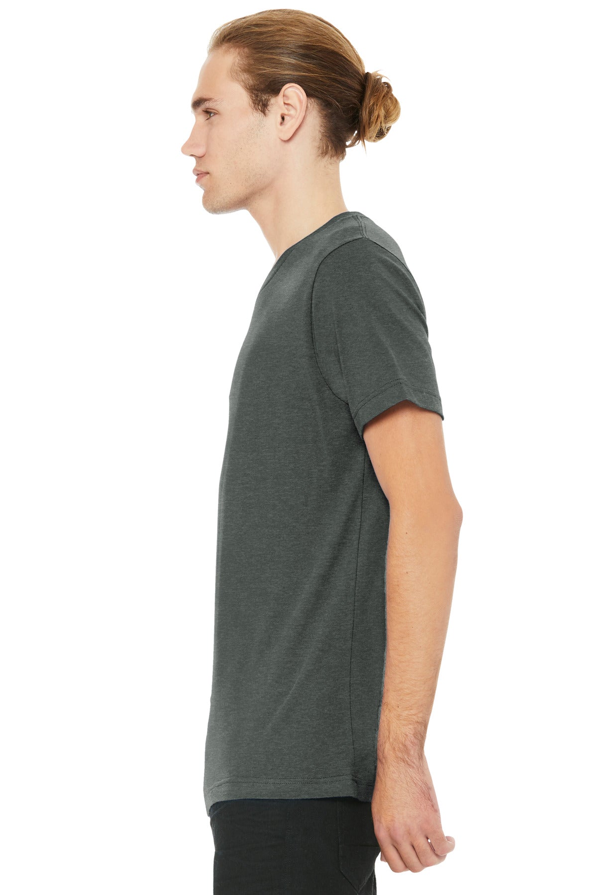 DpHeather BELLA+CANVAS Unisex Heather CVC V-Neck Tee BC3005CVC