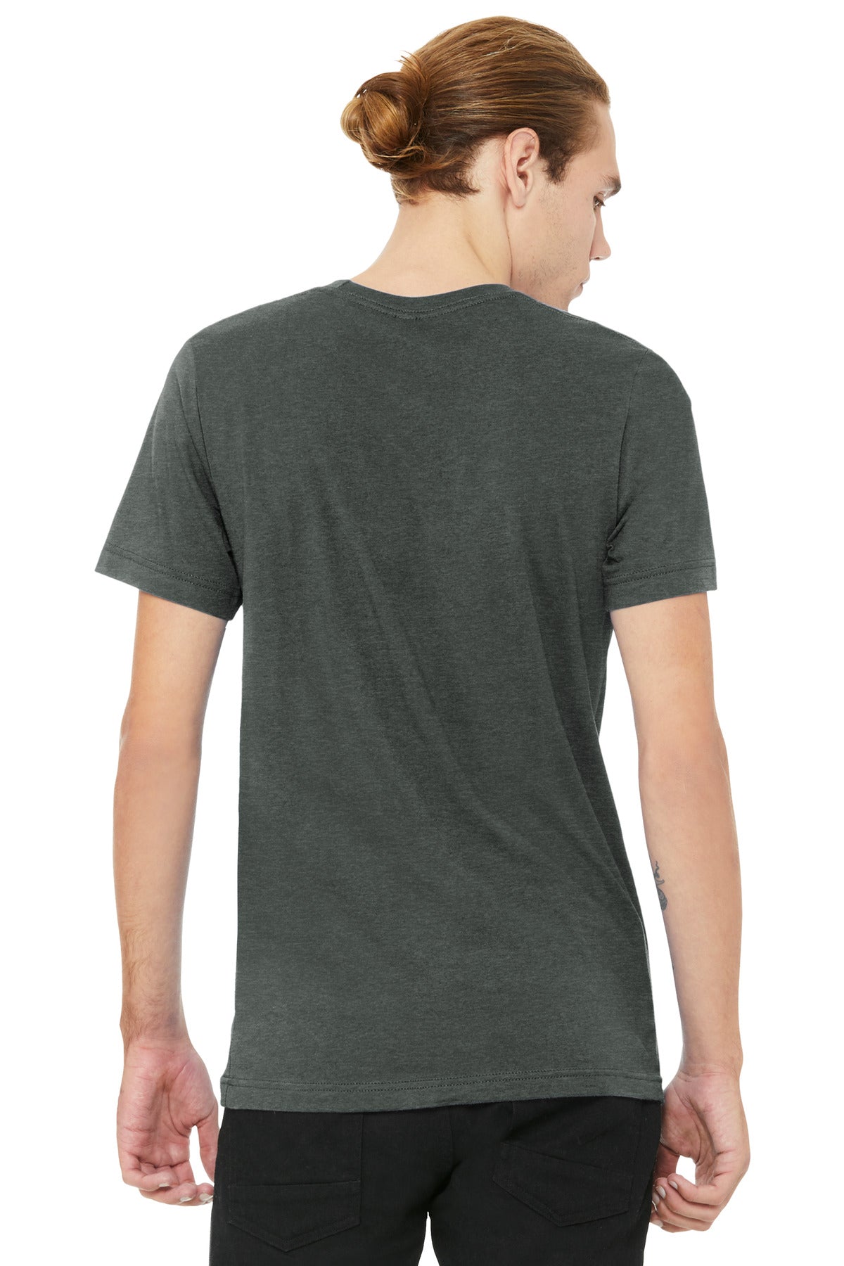 DpHeather BELLA+CANVAS Unisex Heather CVC V-Neck Tee BC3005CVC