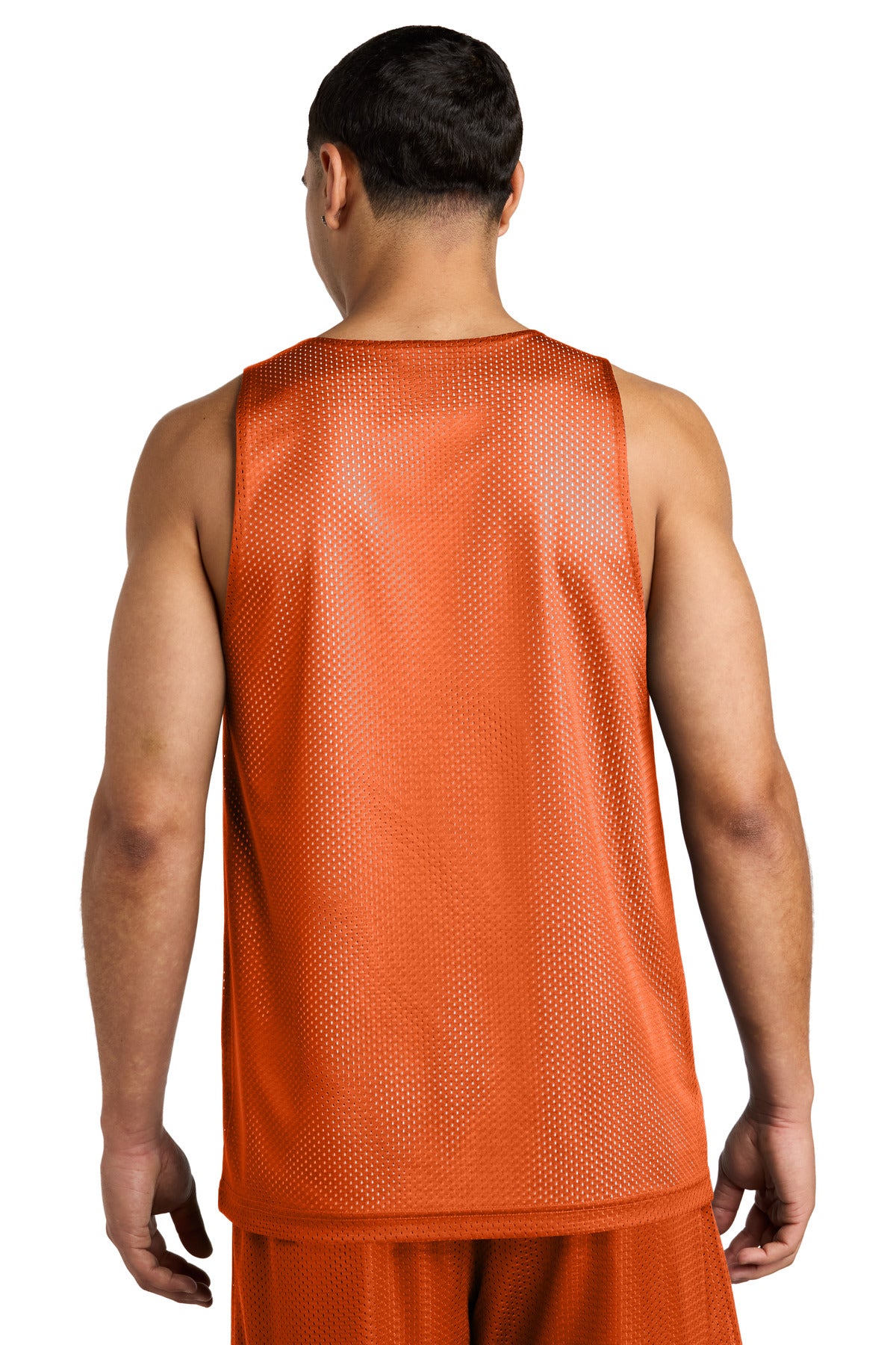 DpOr/White Sport-Tek PosiCharge Reversible Mesh Tank ST5000