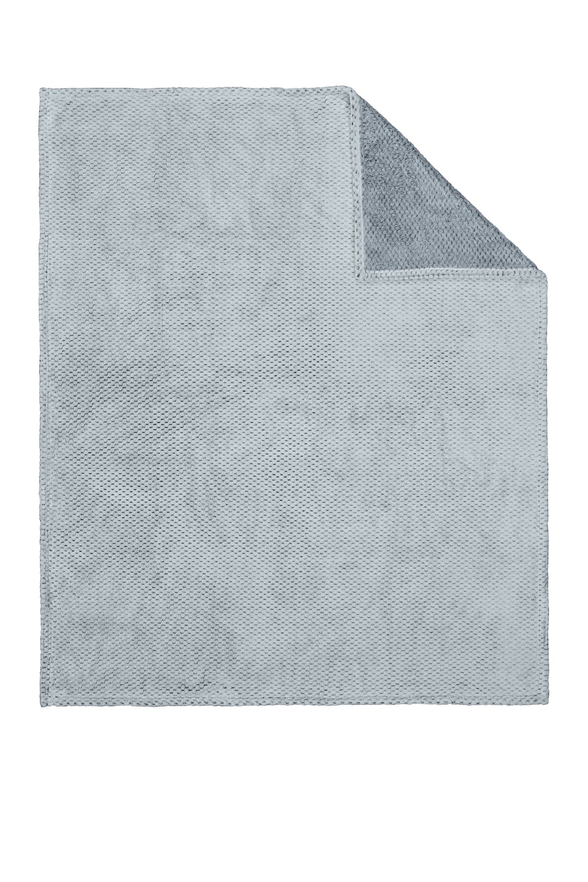 Dress Blue Nvy Port Authority Plush Texture Blanket. BP35