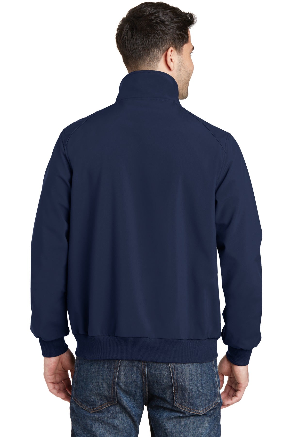 Dress Blue Nvy Port Authority Soft Shell Bomber Jacket. J337
