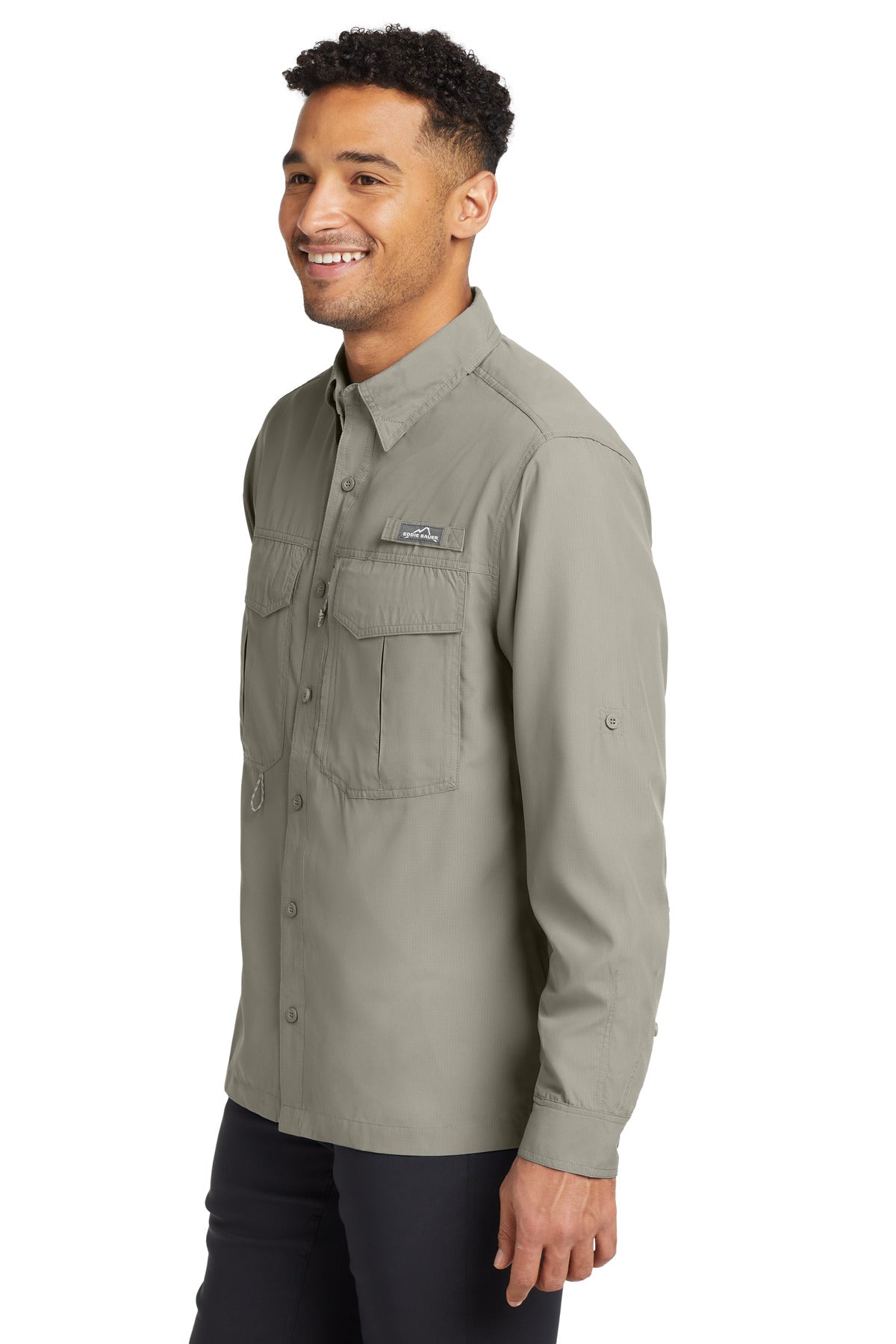 Driftwood Eddie Bauer - Long Sleeve Performance Fishing Shirt. EB600