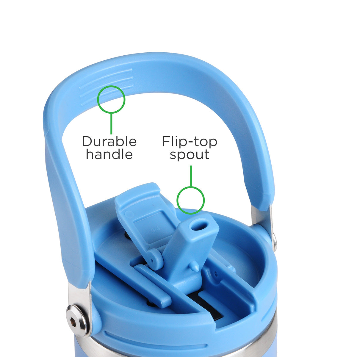 Black SENSO® Venture DuoFlow 30 oz Vacuum Insulated Stainless Steel Travel Tumbler