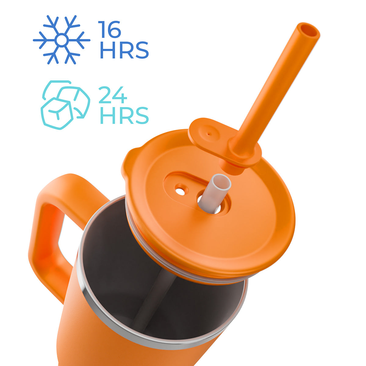 Birch SENSO® Summit 40 oz Insulated Stainless Steel Travel Mug with Press-In Straw Lid